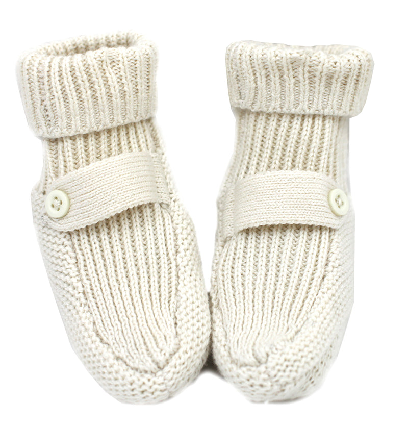 Cotton booties for babies best sale