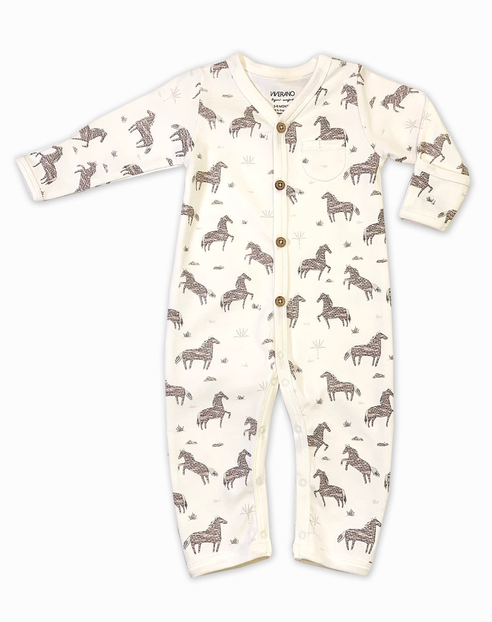 Wild & Free Horse Organic Cotton Baby Clothes