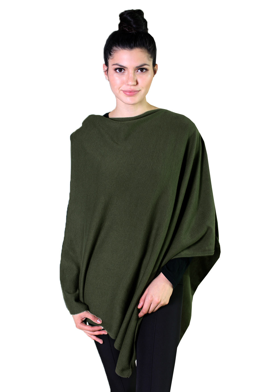 Poncho de punto para mujer Viverano Loving Thread - Algodón orgánico