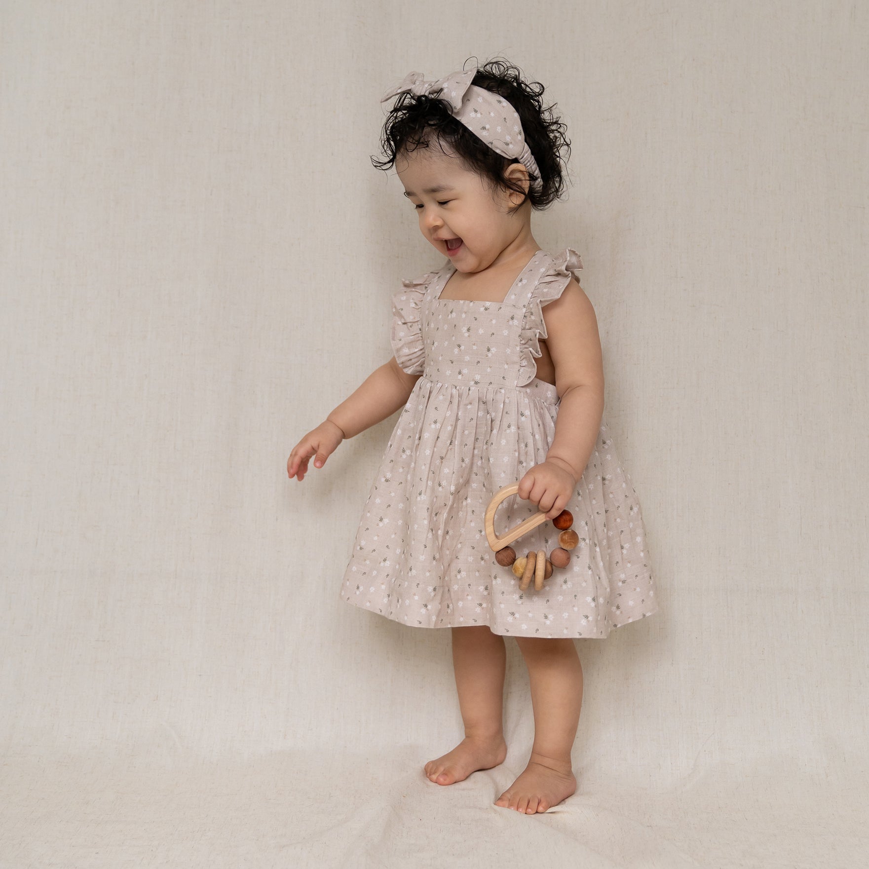 Adjustable Kids Jumpsuit - store Ethical Clothing - Native Flowers