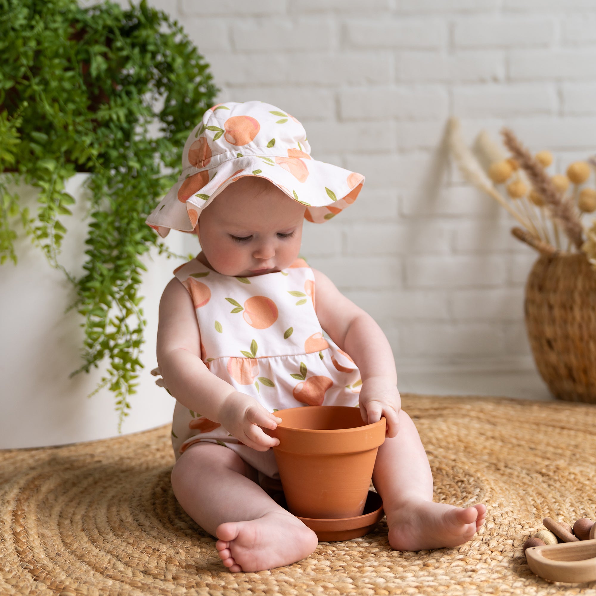 Adjustable Kids Jumpsuit - store Ethical Clothing - Native Flowers