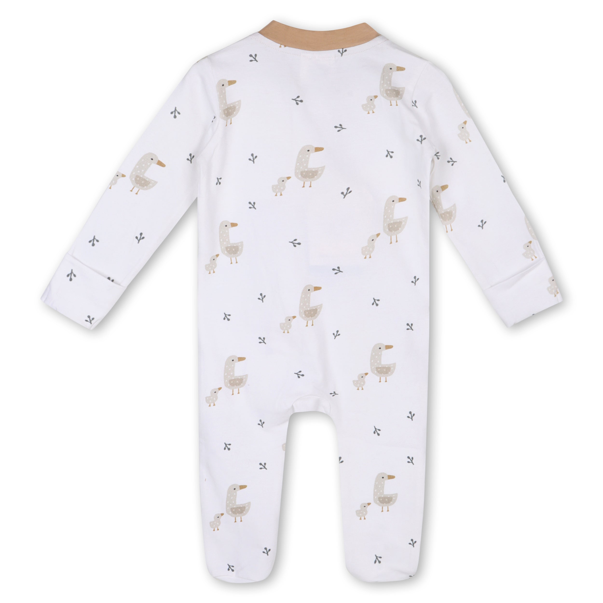 Mommy & Me Baby Zipper Footie Jumpsuit (Organic Jersey)