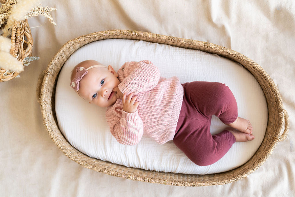 Pocket Sweater Knit Baby Legging Pants (Organic Cotton) FW24 - 9 Colors