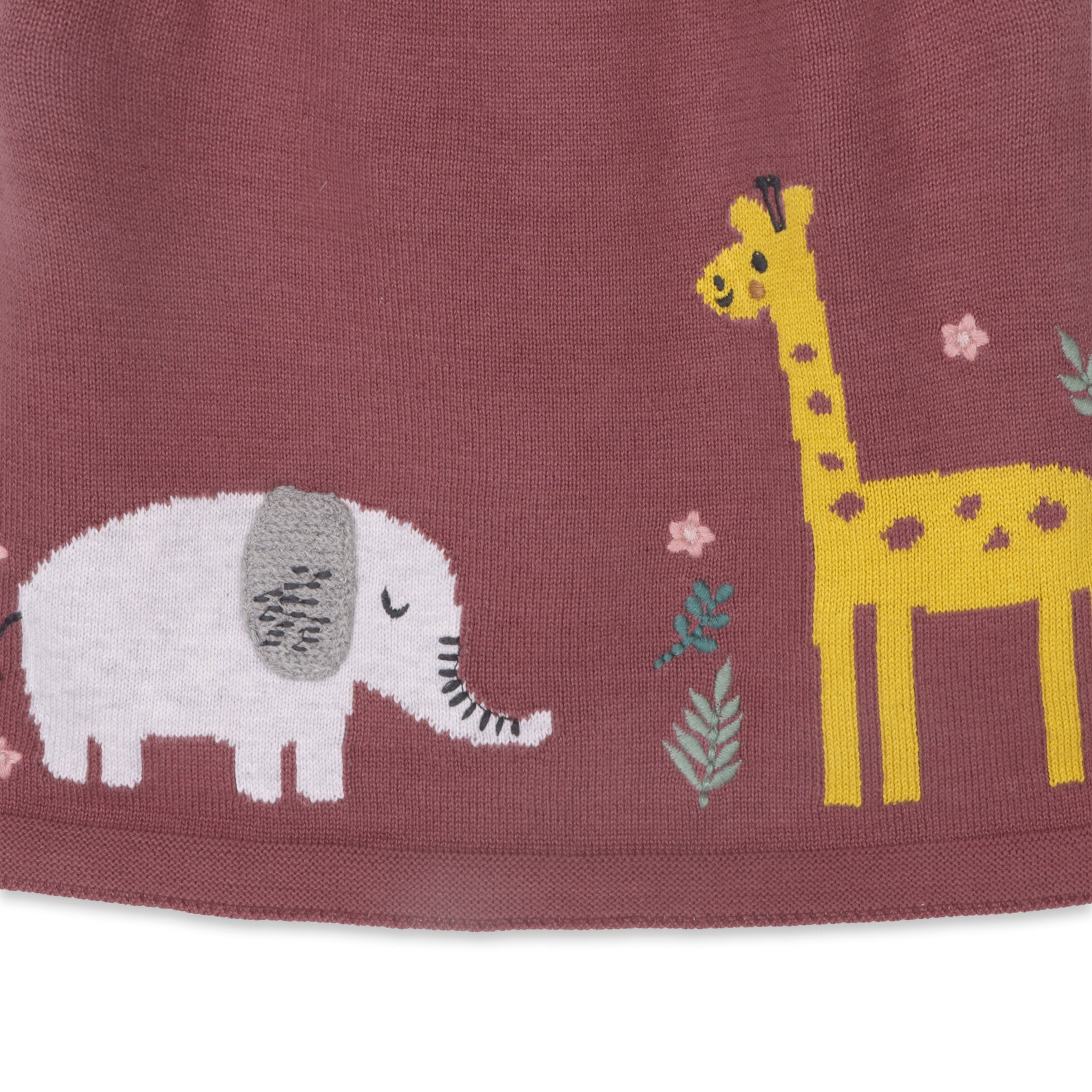 Giraffe Elephant Buddy Baby Tunic Dress & Bodysuit Set (Organic)