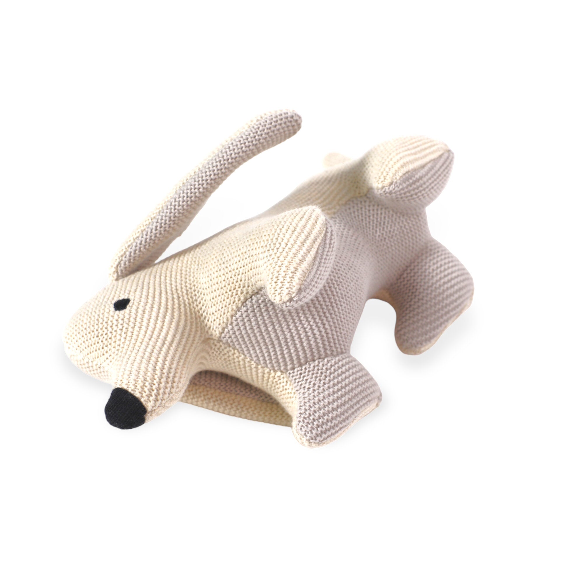 Dachshund Dog Knit Stuffed Animal Baby Toy (Organic Cotton) by Viverano Organics