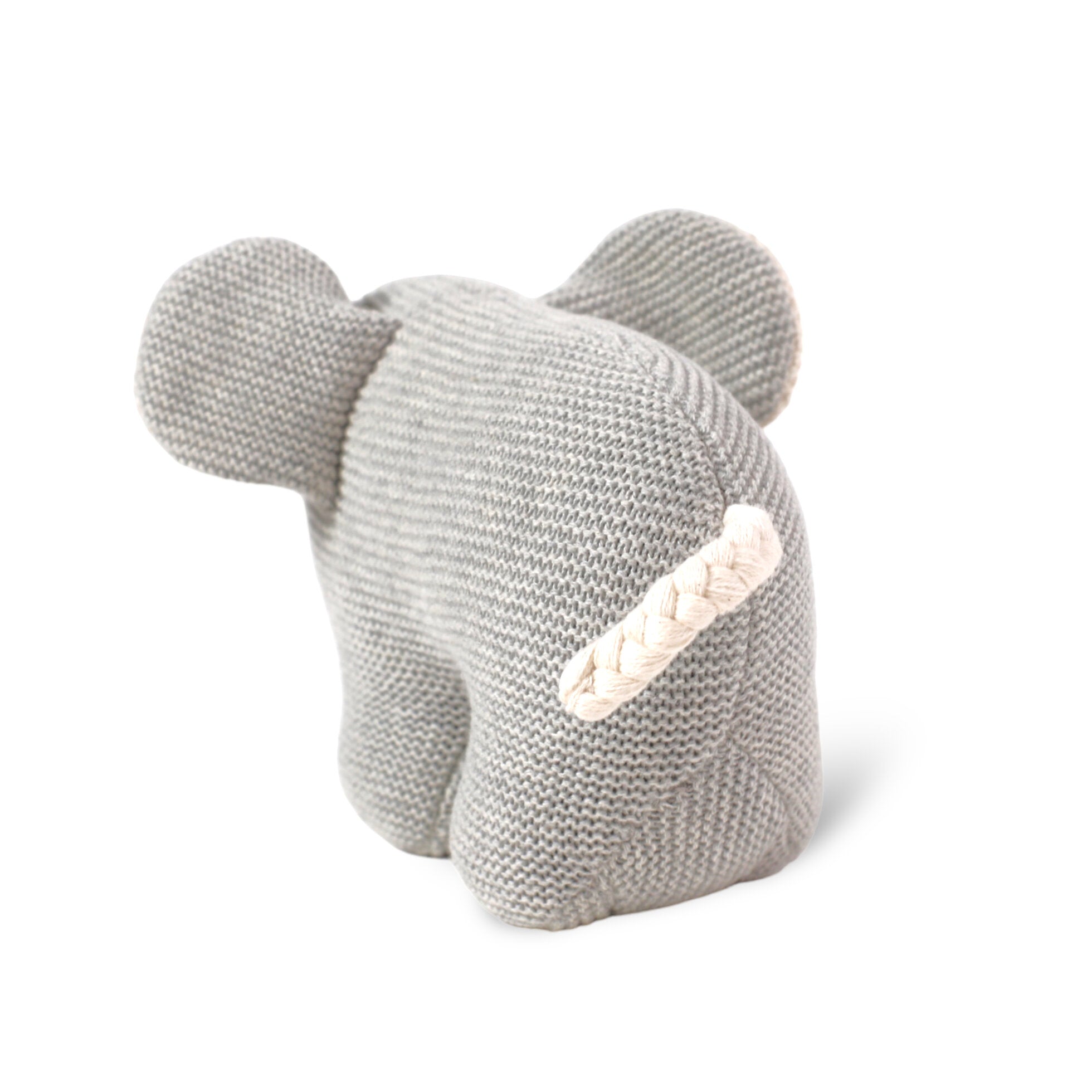 Cuddoll Elephant Stuffed Animal Knit Toy Handmade Organic discount Cotton 15