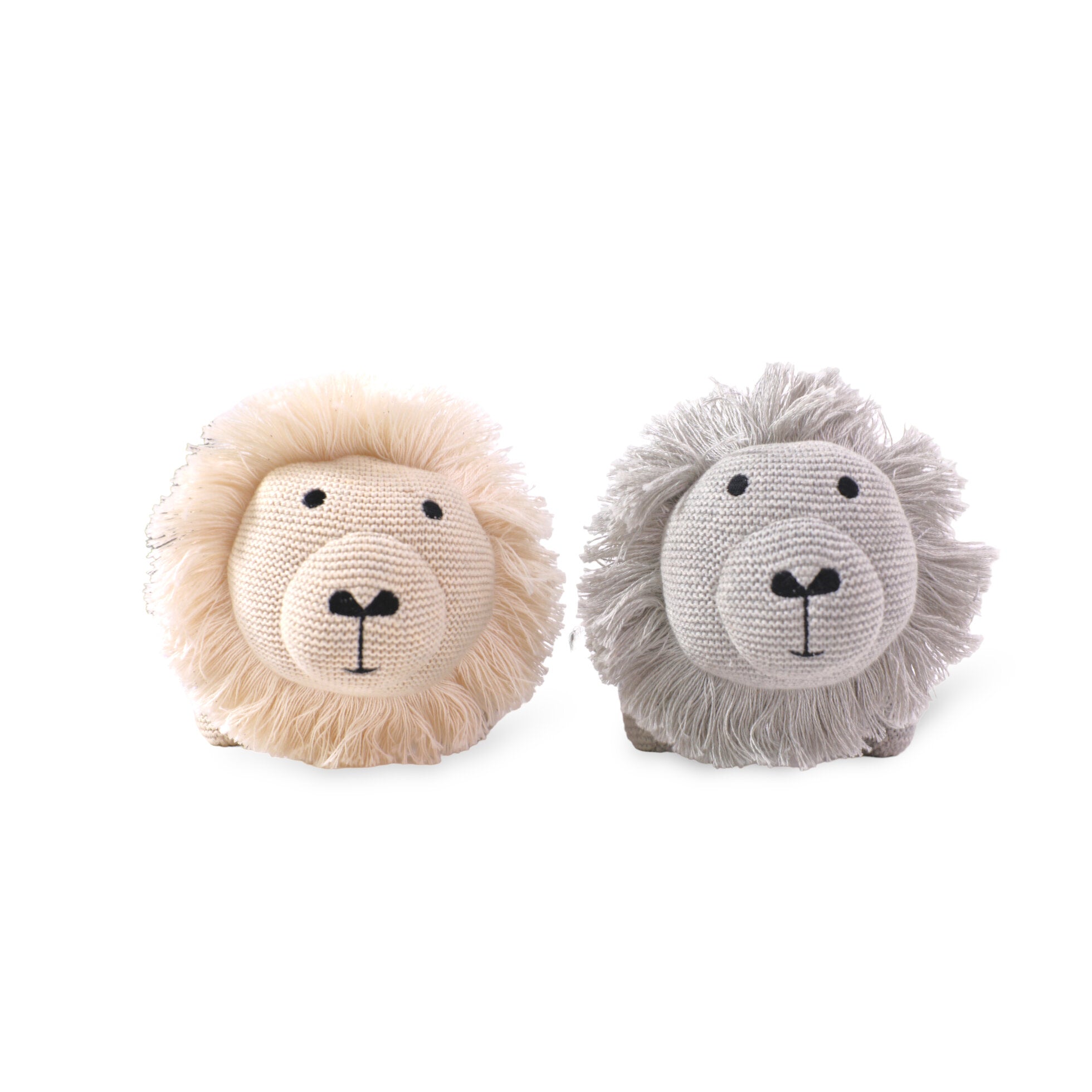 Lion Knit Stuffed Animal Toy (Organic Cotton) by Viverano Organics
