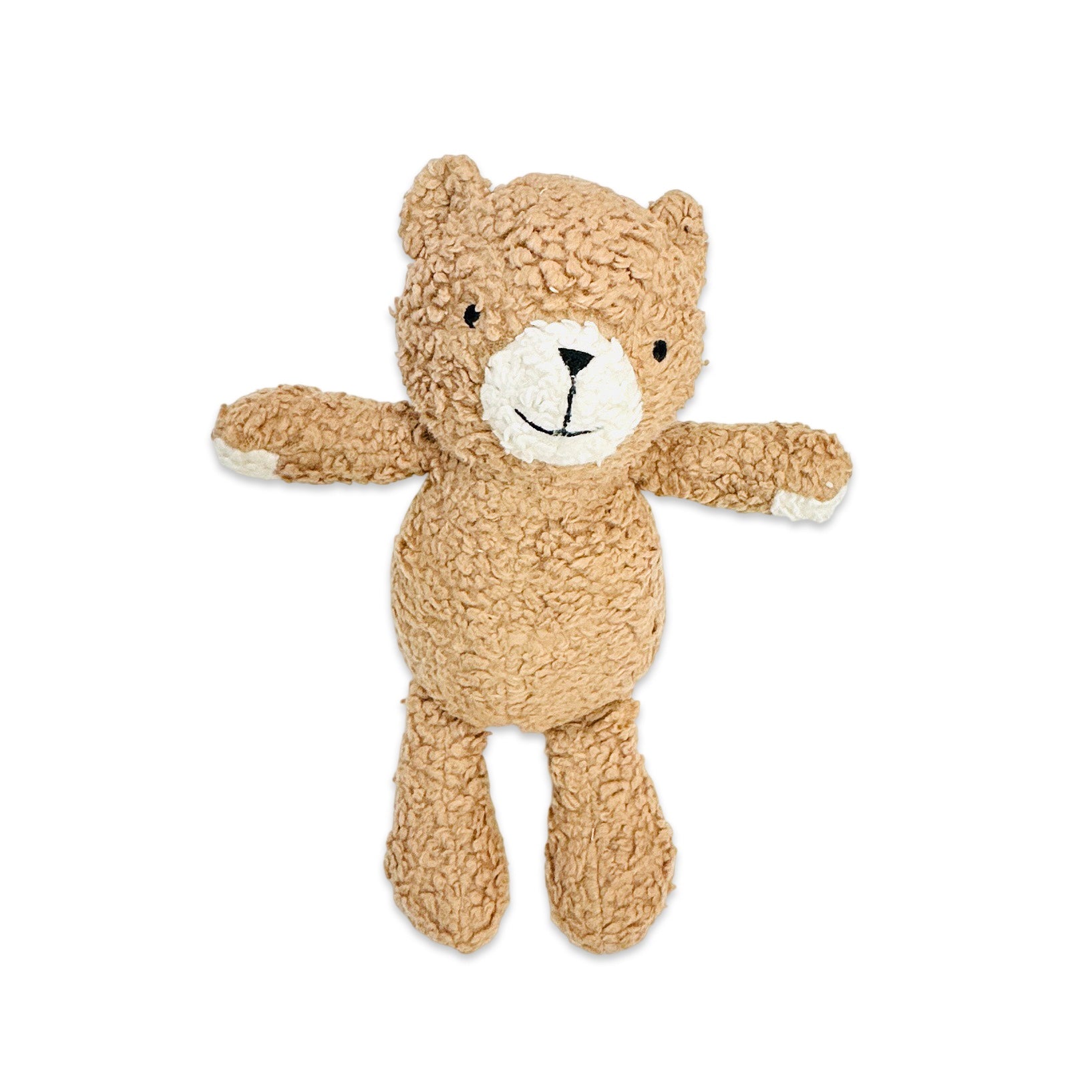 Peanut Lil Bear SHERPA Knit Stuffed Animal Soft Toy (Organic Cotton)