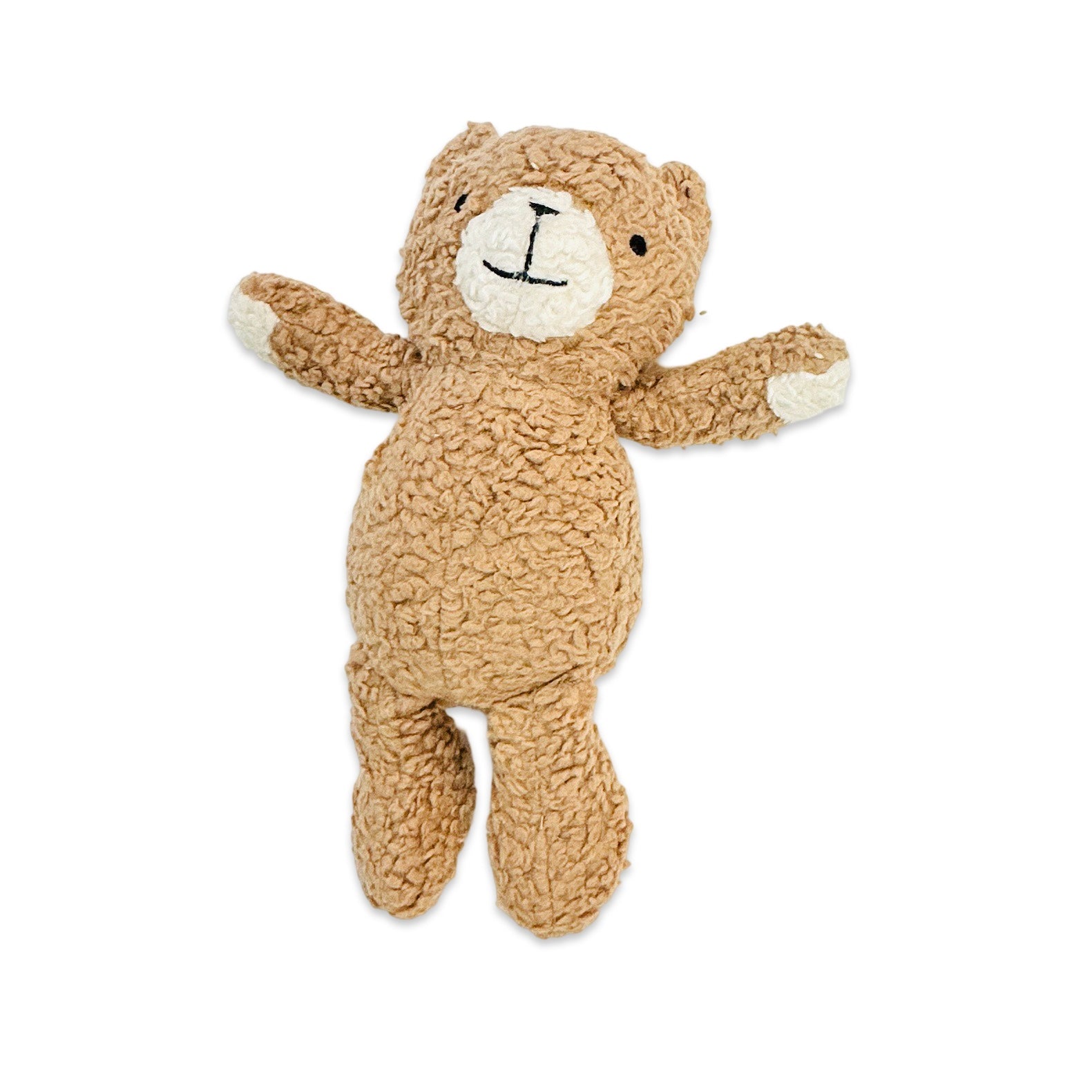 Peanut Lil Bear SHERPA Knit Stuffed Animal Soft Toy (Organic Cotton)