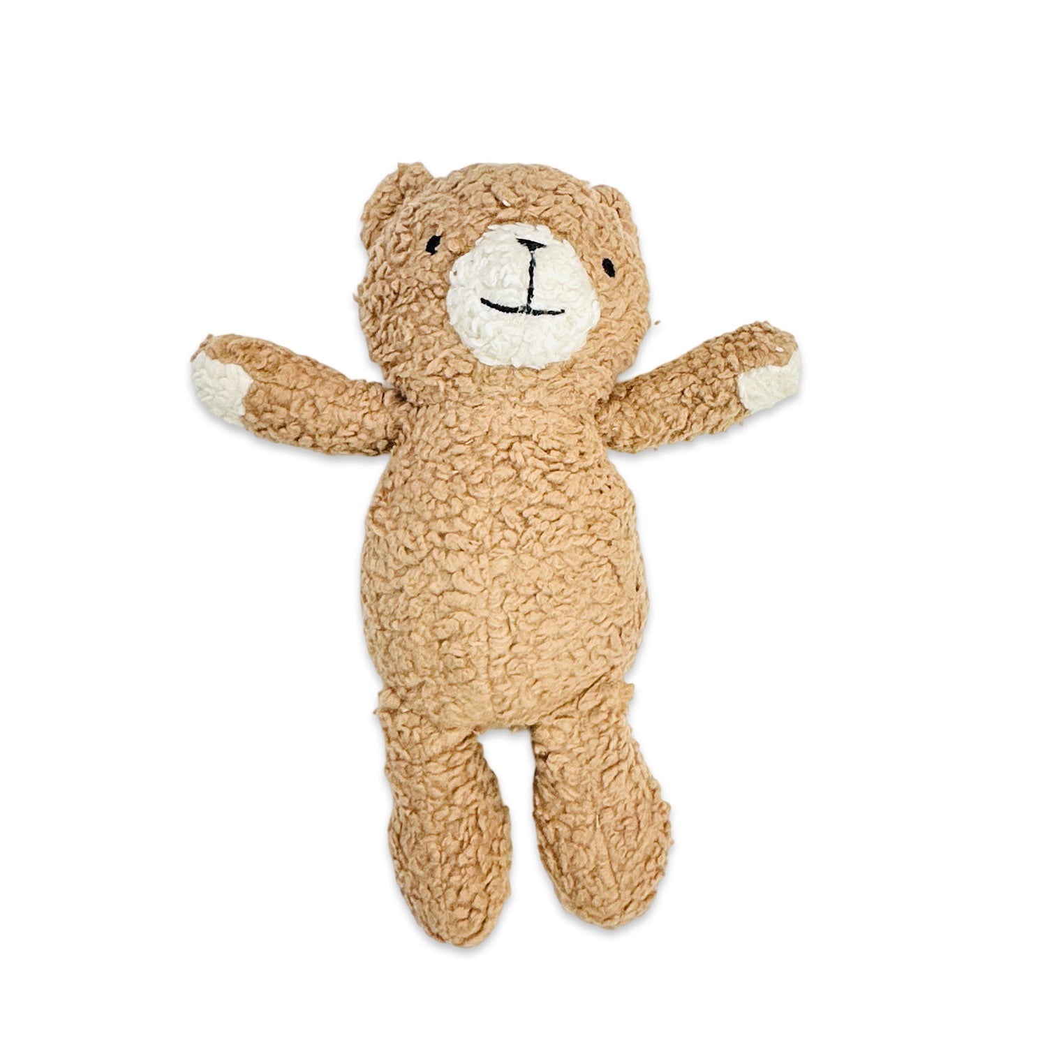 Peanut Lil Bear SHERPA Knit Stuffed Animal Soft Toy (Organic Cotton)