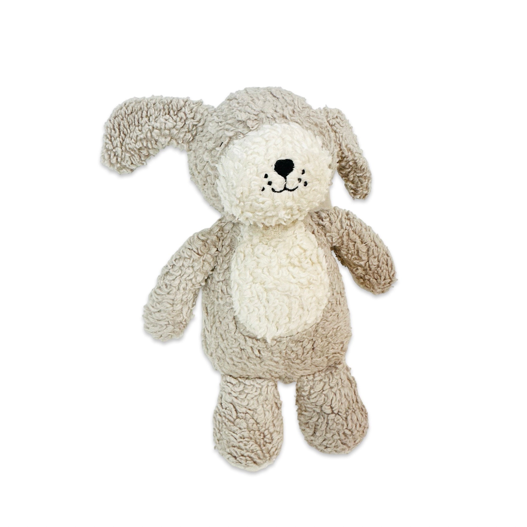 Rocky Lil Dog SHERPA Knit Stuffed Animal Soft Toy (Organic Cotton)