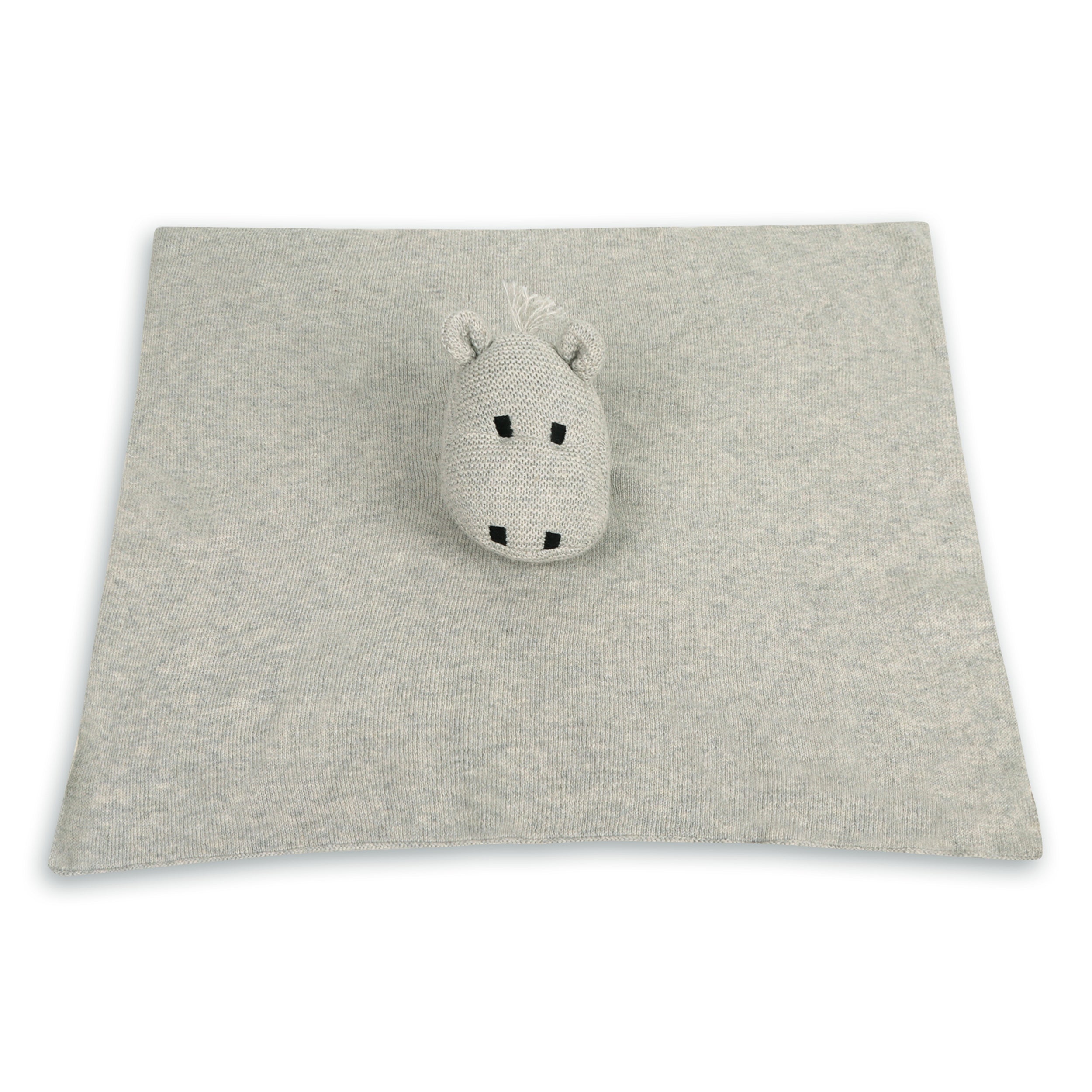 Hippo - Organic Baby Lovey Security Blanket