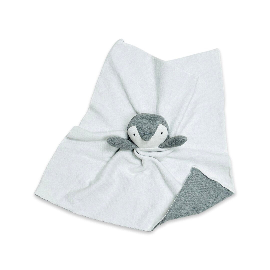 Penguin - Organic Baby Lovey Security Blanket