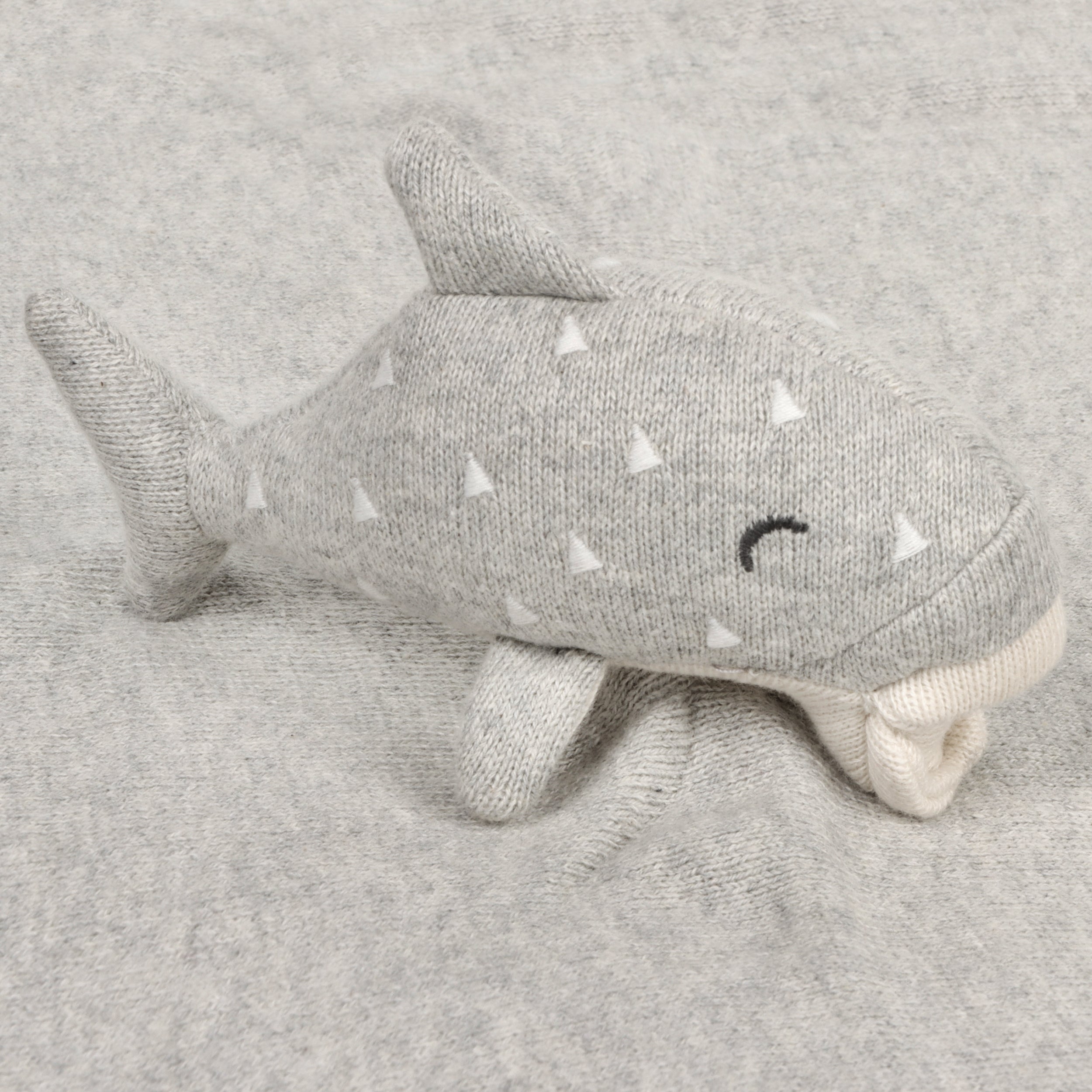 Whale - Organic Baby Lovey Security Blanket