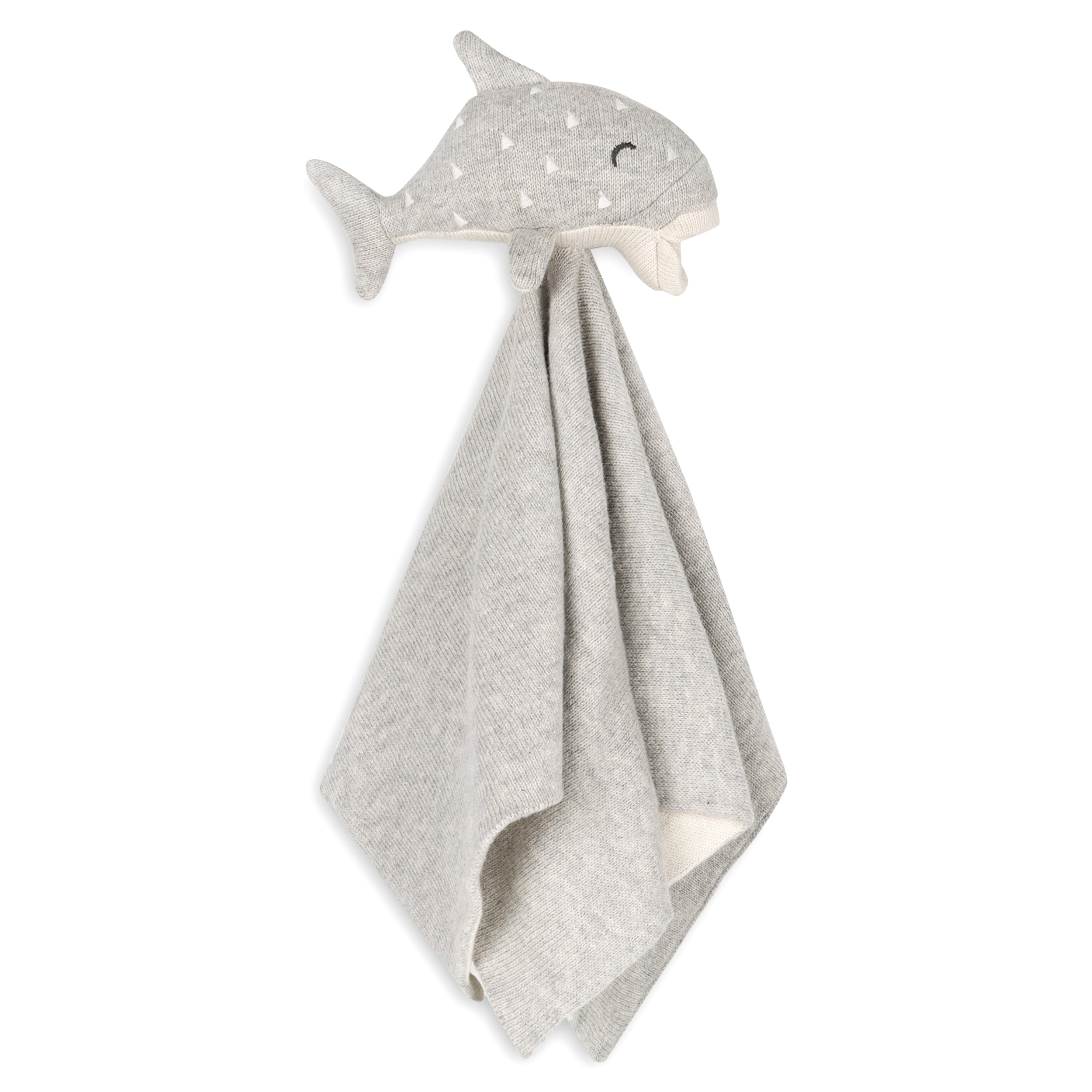Whale - Organic Baby Lovey Security Blanket