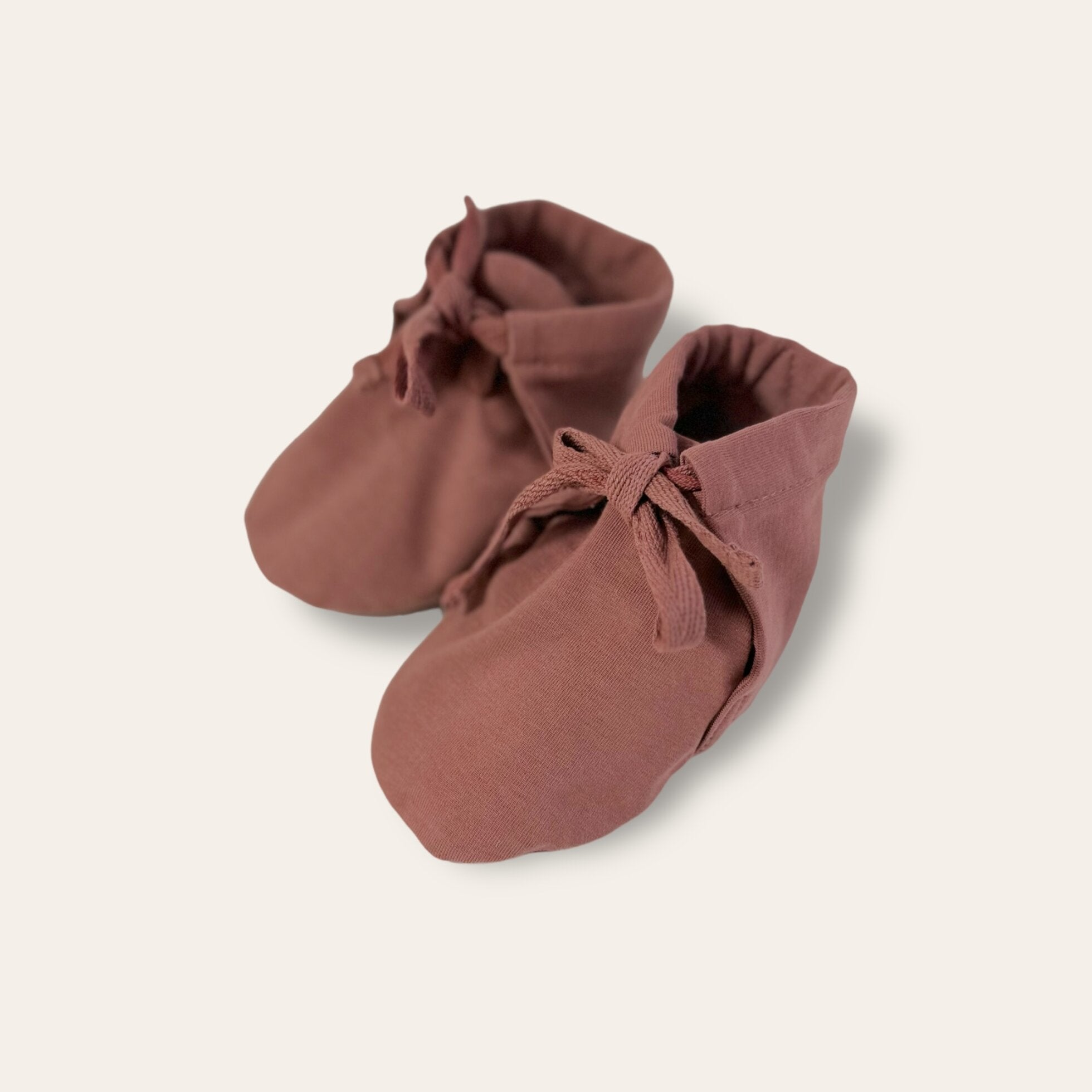 Organic Cotton Solid Baby Booties - 3 Colors