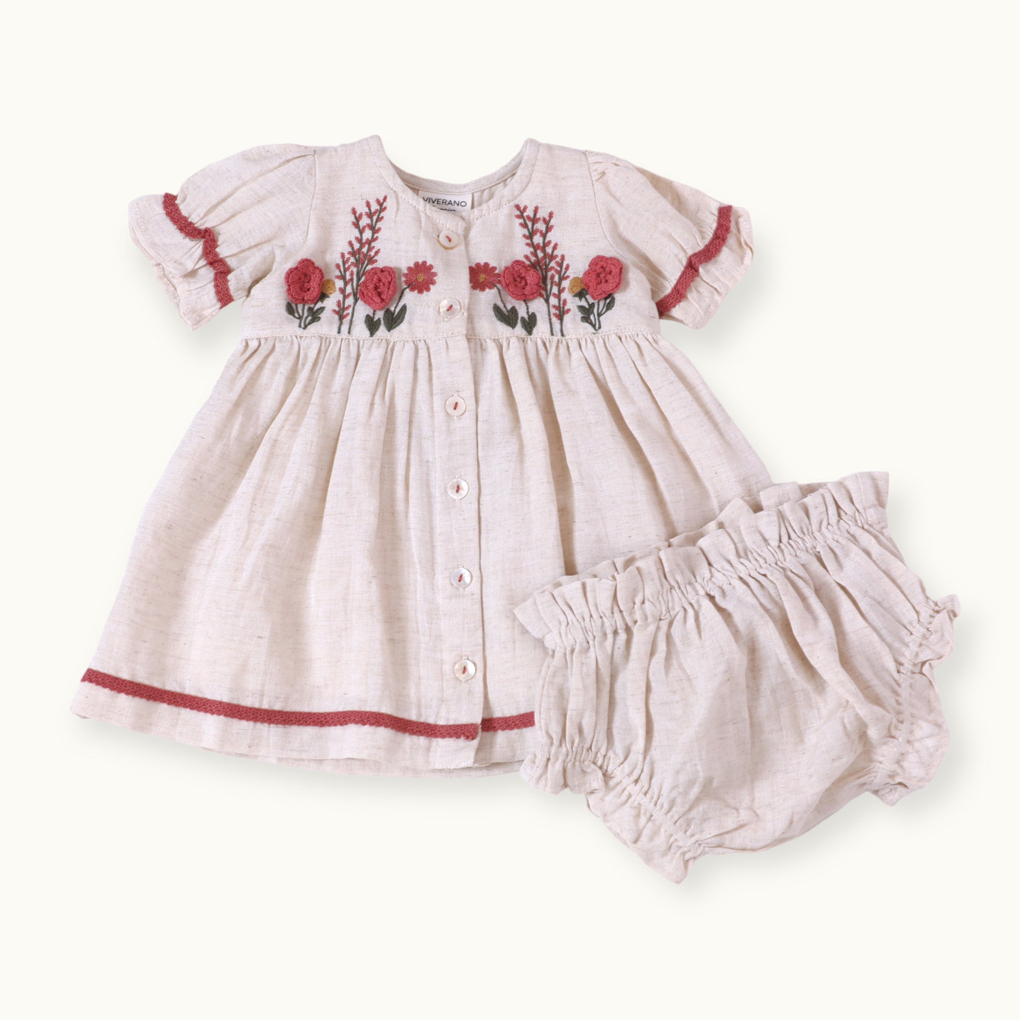 English Style Embroidery Infant Formal Floral cheapest Dress