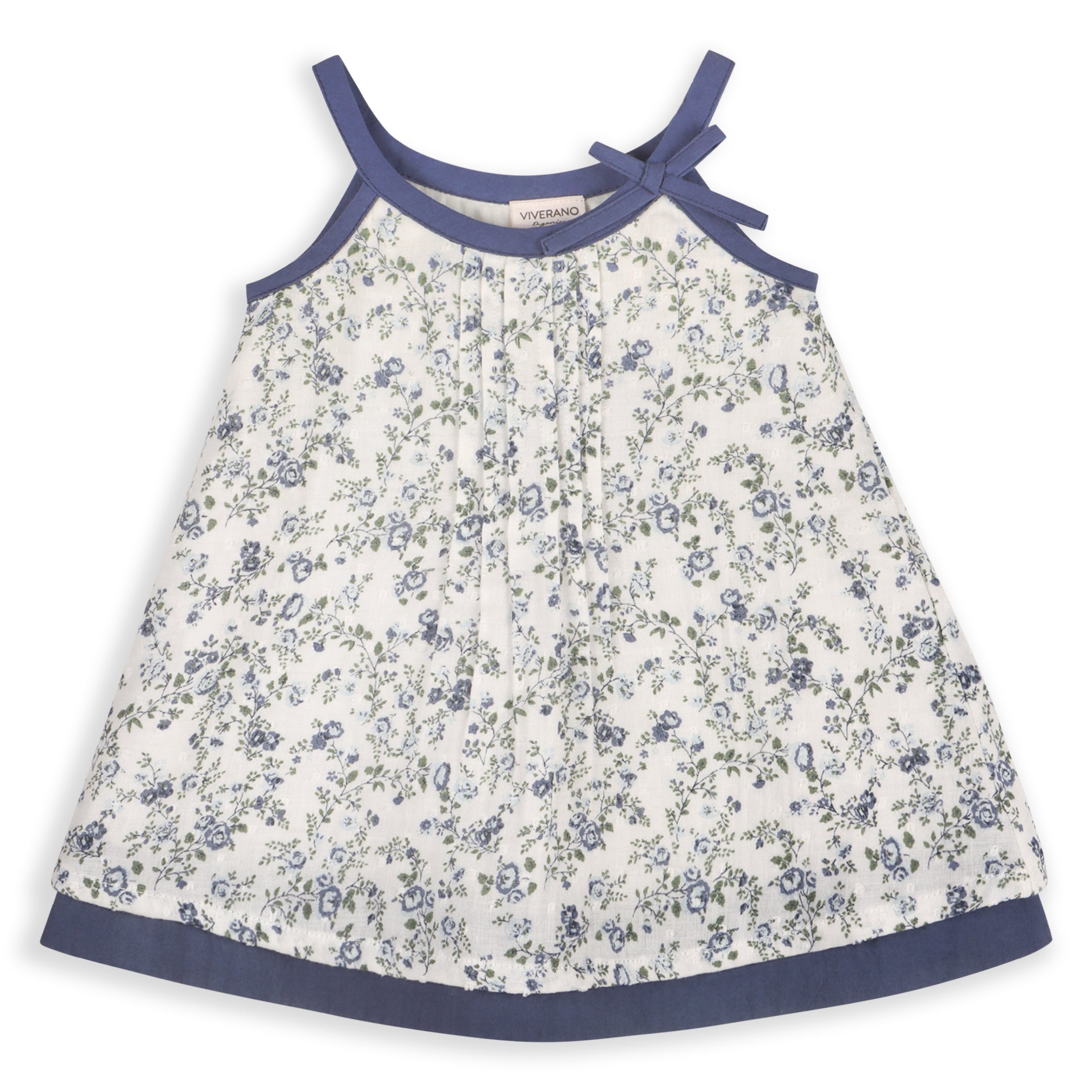 Lyla Floral Muslin Baby Dress +Bloomer (organic Cotton)