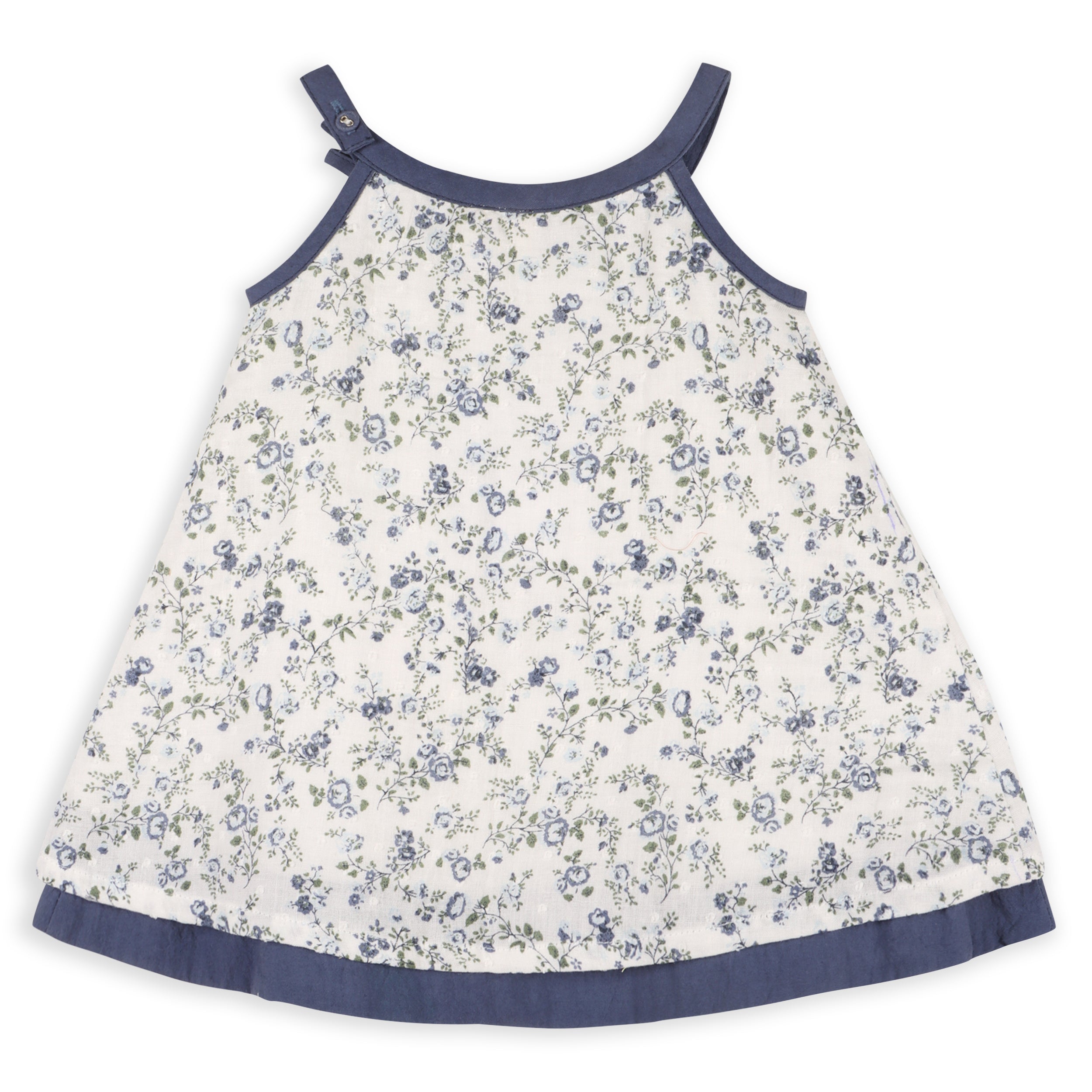 Lyla Floral Muslin Baby Dress +Bloomer (organic Cotton)