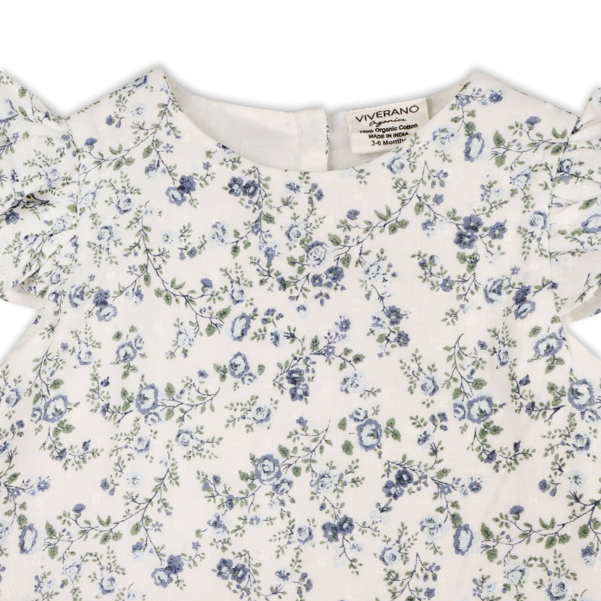 Celia Floral Muslin Baby Bow Blouse +Bloomer (Organic Cotton)