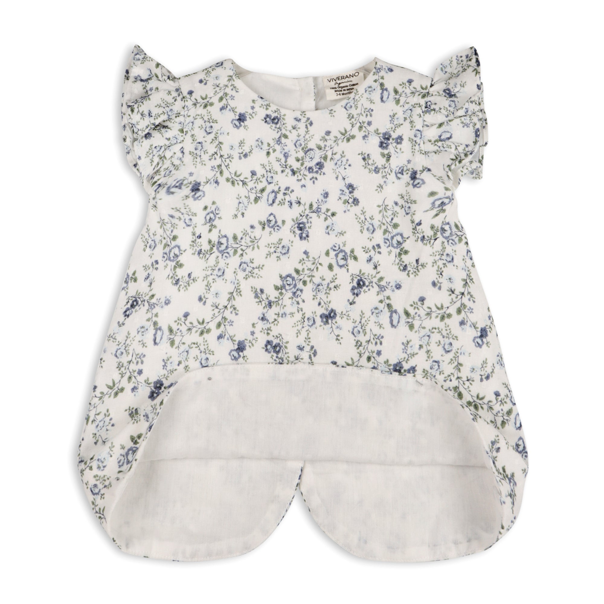 Celia Floral Muslin Baby Bow Blouse +Bloomer (Organic Cotton)