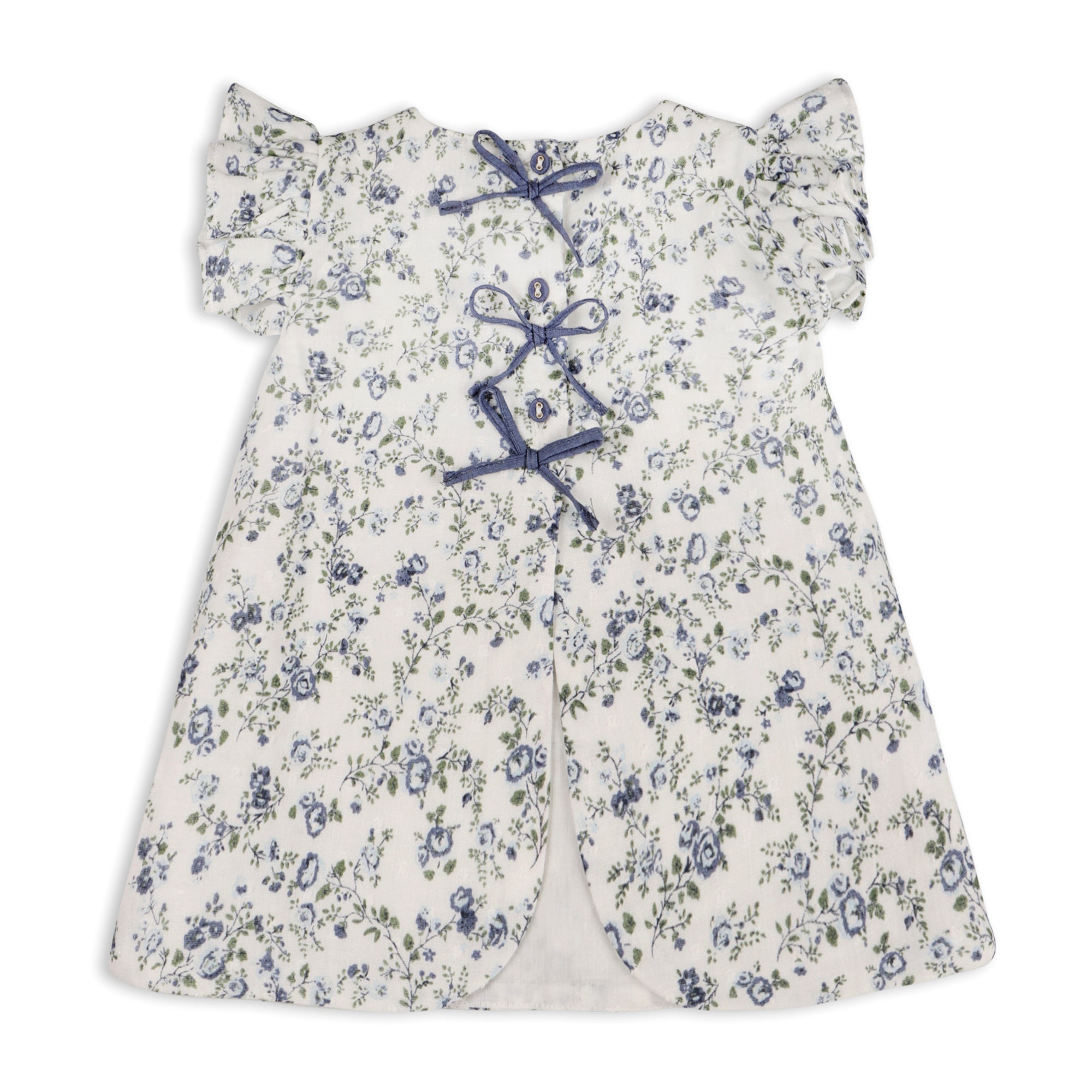 Celia Floral Muslin Baby Bow Blouse +Bloomer (Organic Cotton)