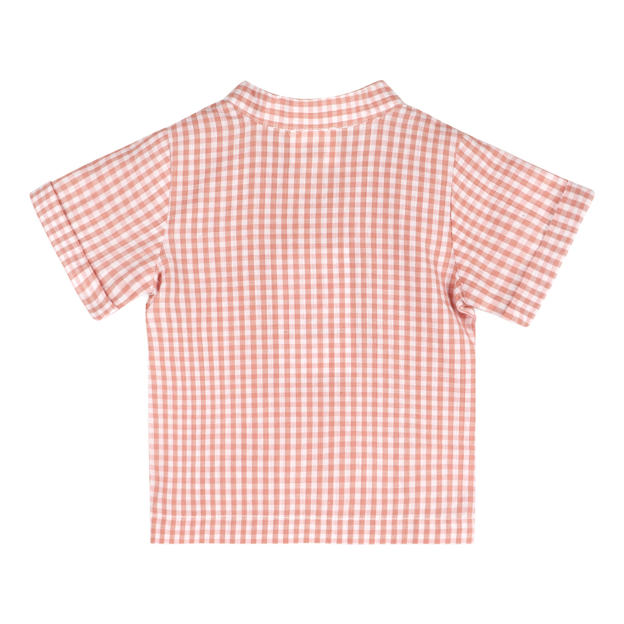 Billie Gingham Baby Shirt + Shorts 2 pc Set (Organic Cotton)