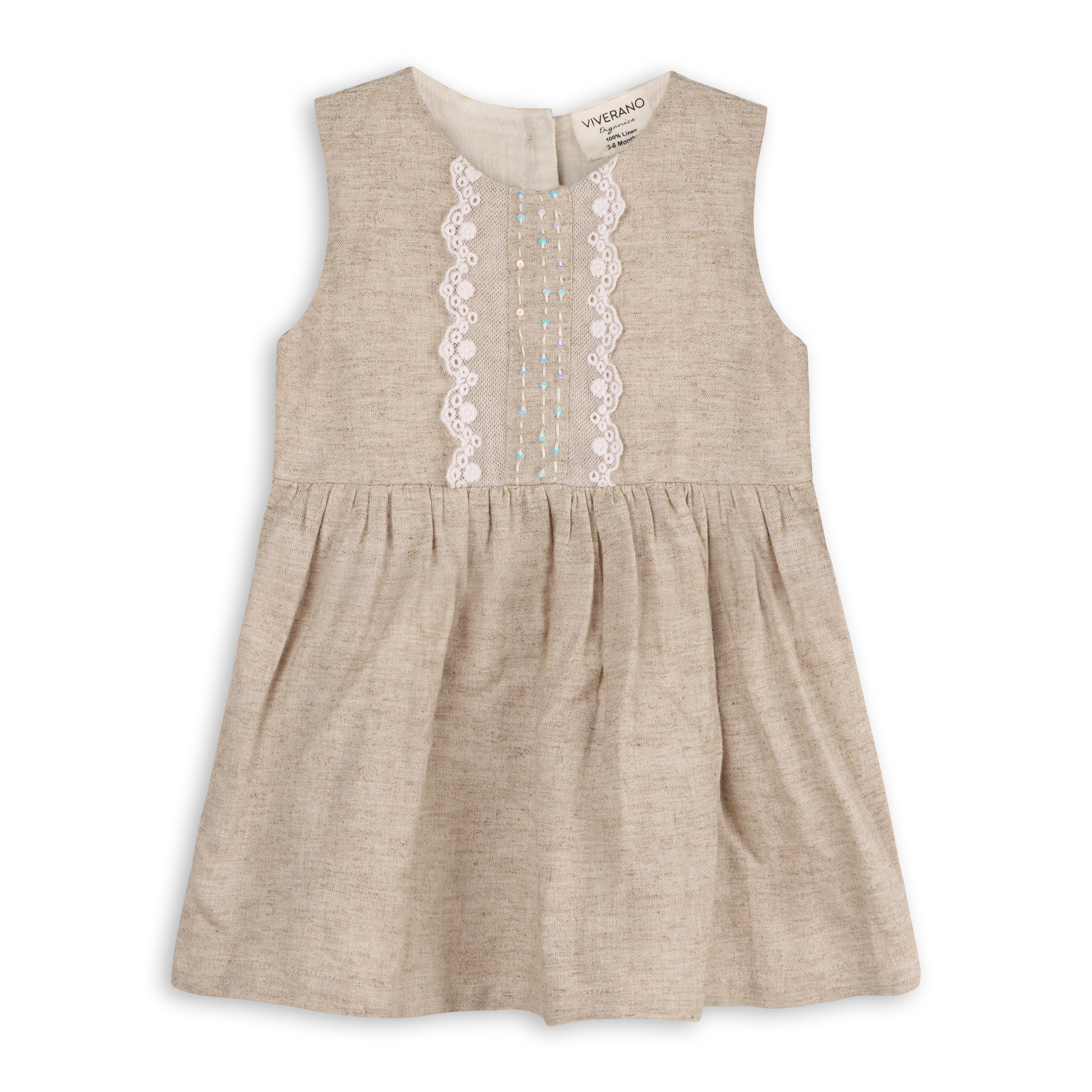 Bianca Baby Dress + Bloomer (Linen Blend)