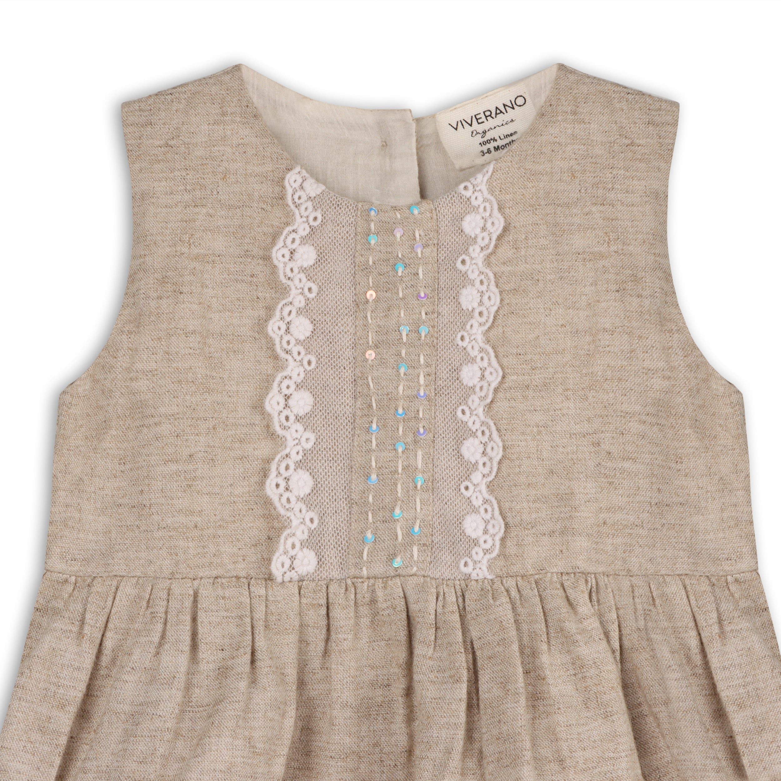 Bianca Baby Dress + Bloomer (Linen Blend)