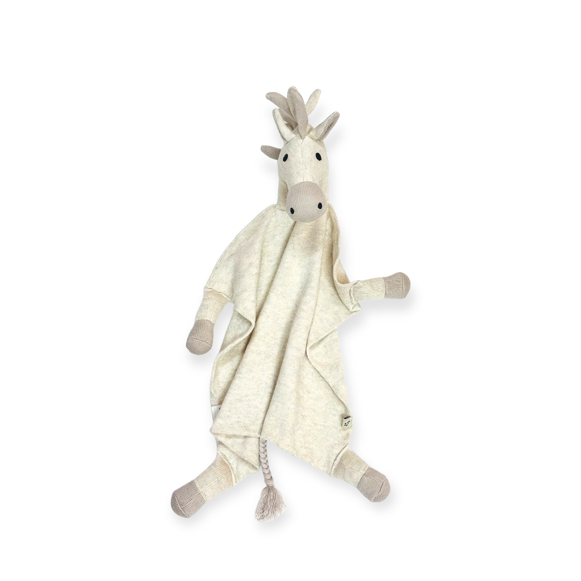 Horse Organic Baby Lovey Security Blanket Cuddle Cloth by Viverano Organics