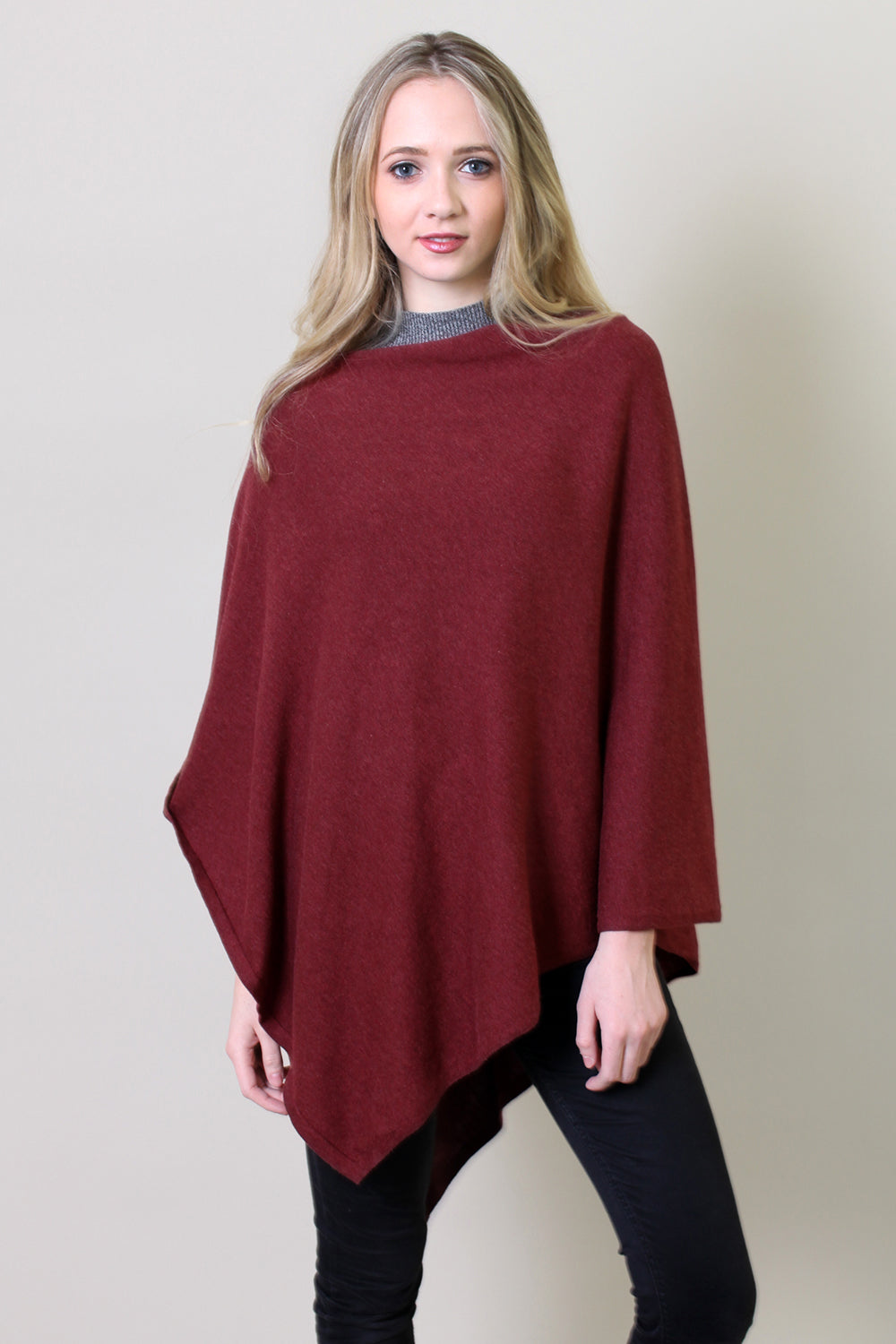 Poncho de punto para mujer Viverano Loving Thread - Algodón orgánico