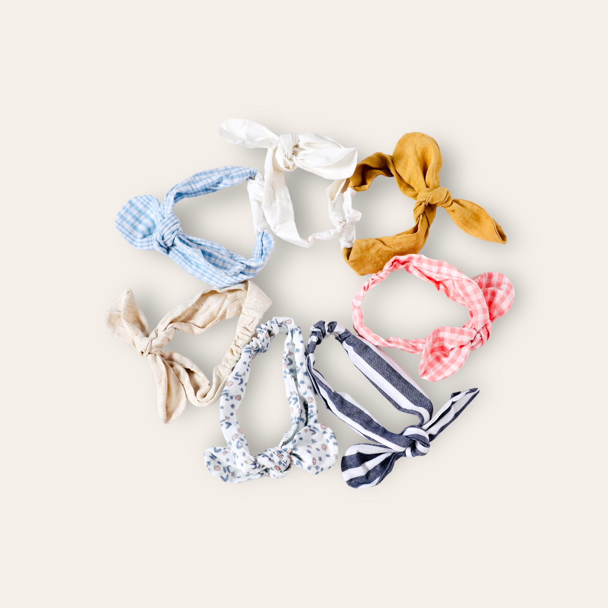 Jolie Bebe Woven Bow Baby Headbands (Organic) 10 Designs