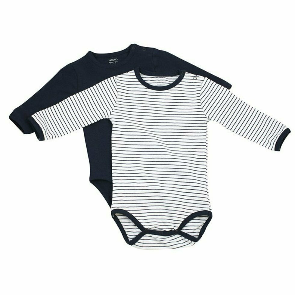 Venice Bodysuit - Long Sleeve (2 Pack) Organic