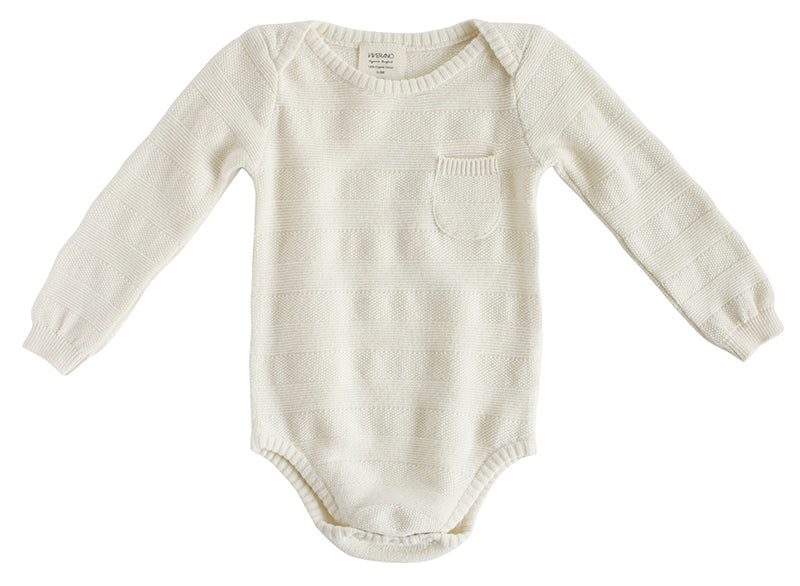 Viverano Milan Organic Cotton Full Sleeve Romper Bodysuit for Babies