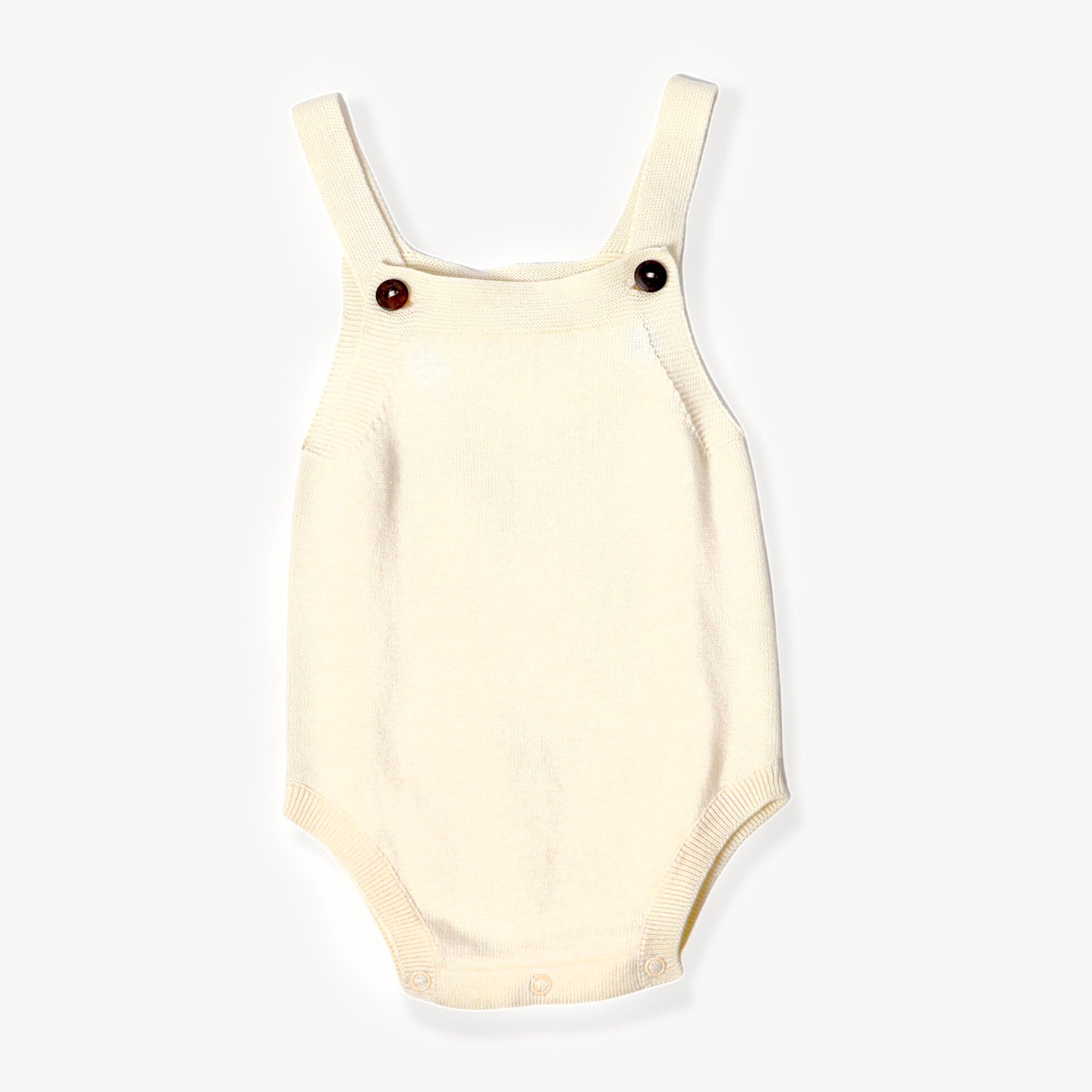 Viverano Milan Knit Sleeveless Short Romper - Organic Cotton