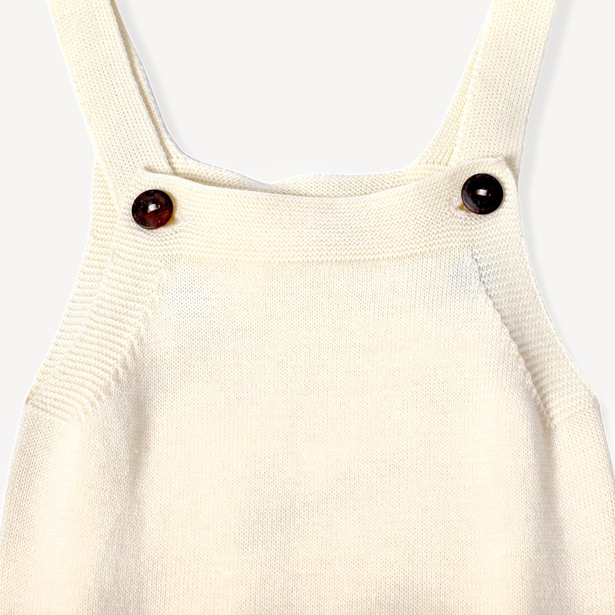 Viverano Milan Knit Sleeveless Short Romper - Organic Cotton