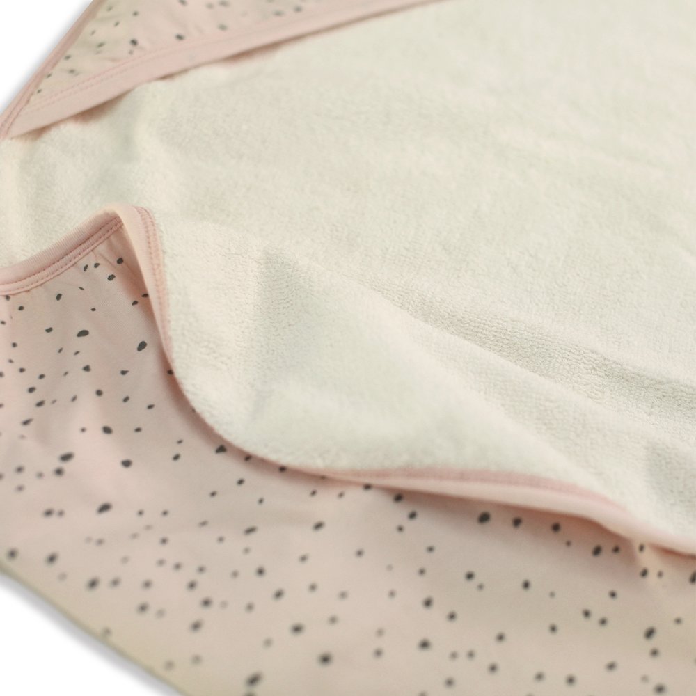 Organic Cotton Pebble Reversible Hooded Towel for Babies - Baby Shower Gifts