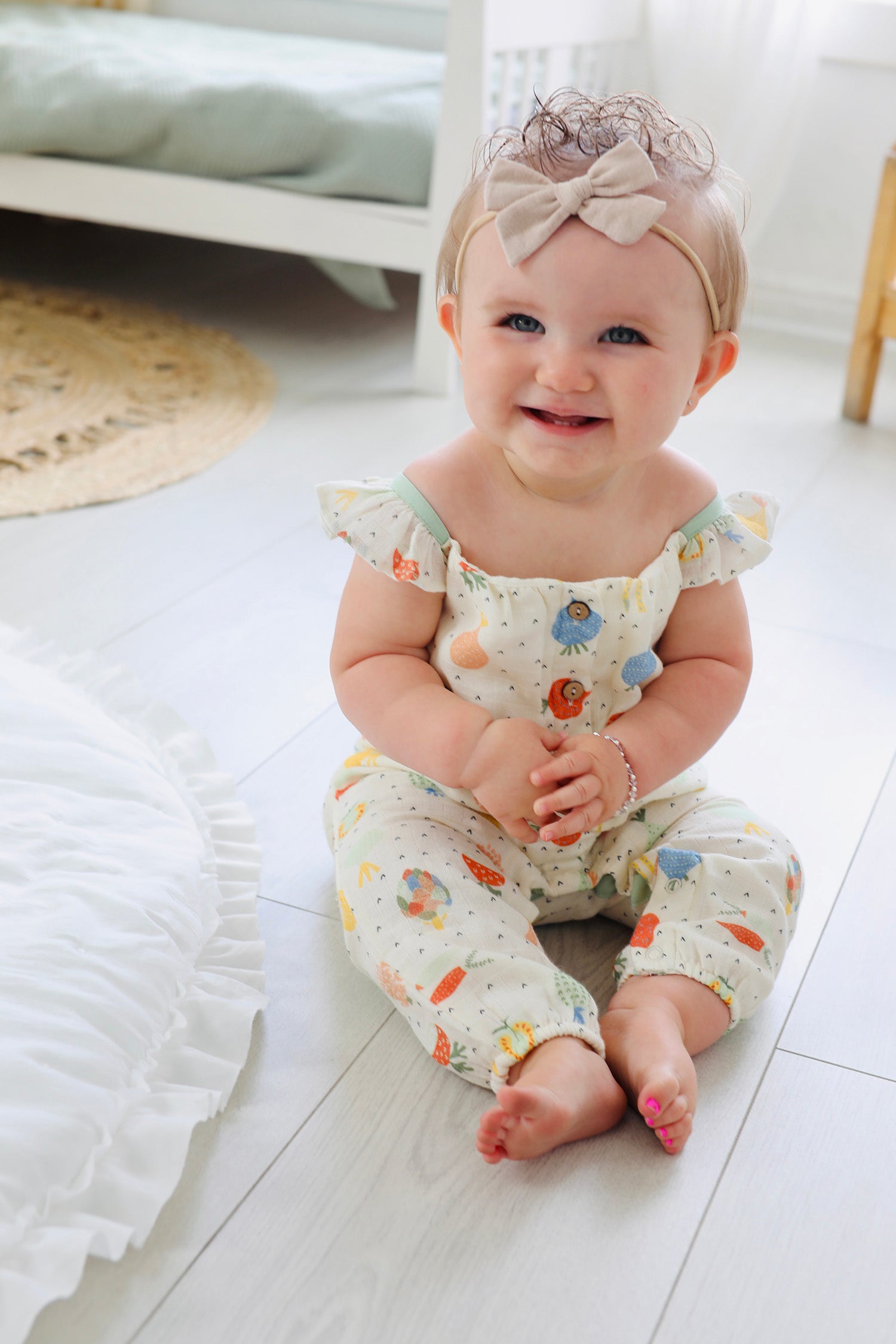 Baby girl rompers and jumpsuits best sale