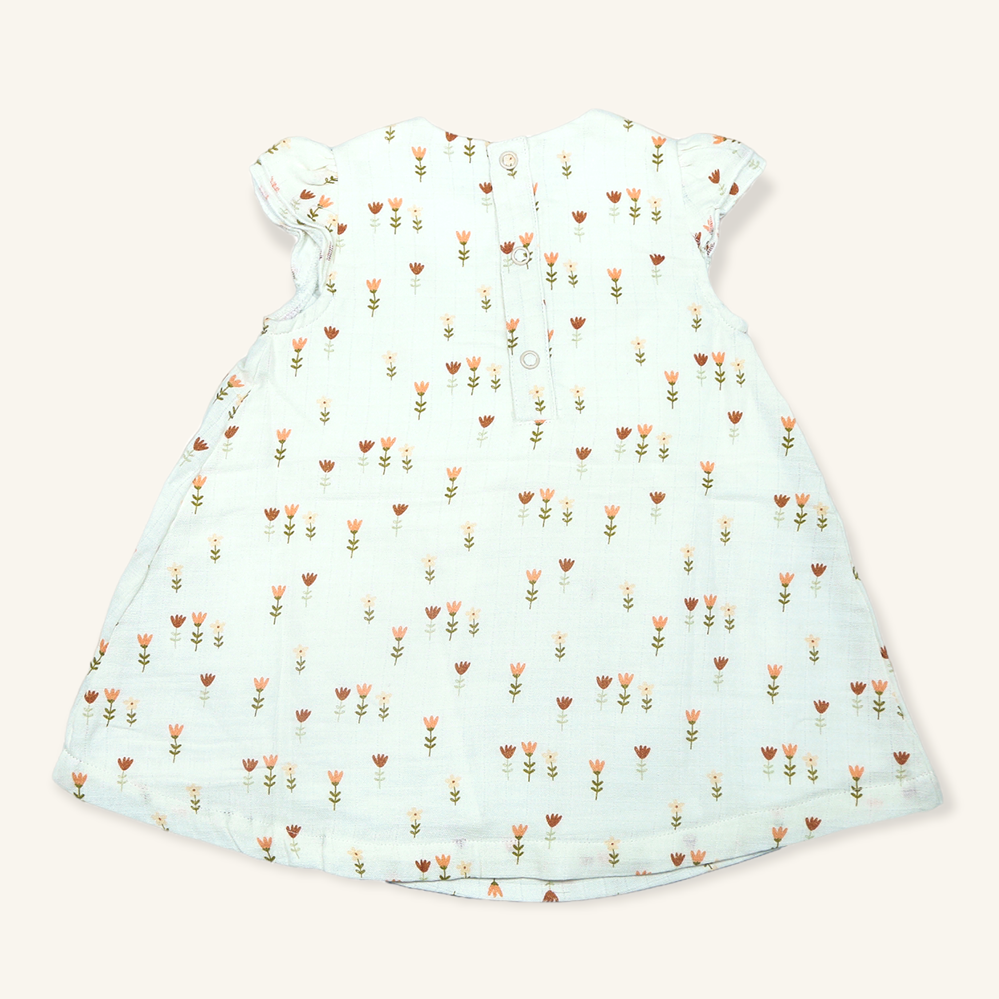 Wildflowers Cap Sleeve Dress+Bloomer Set (Organic Muslin)