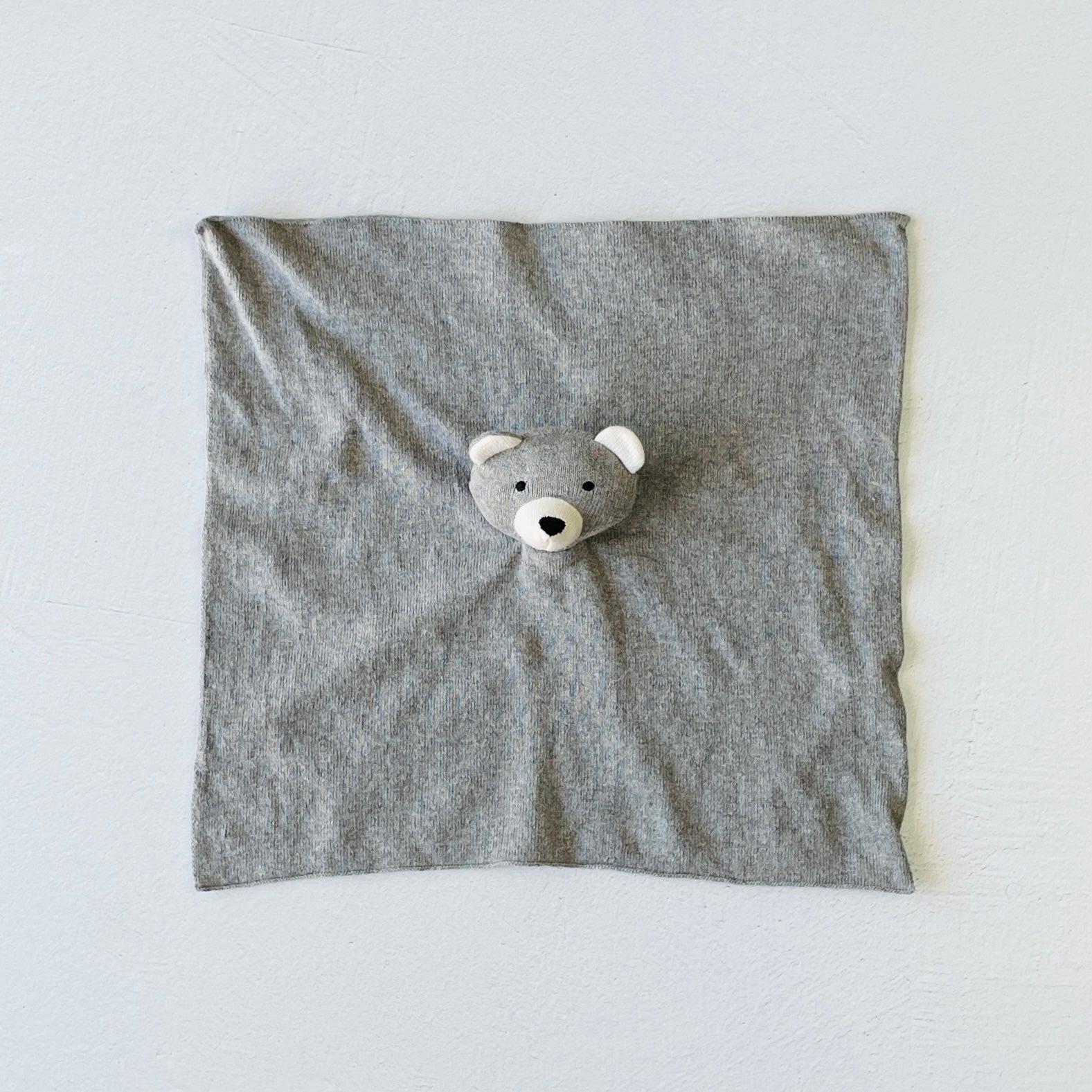 Organic Baby Lovey Security Blanket Cuddle Cloth  - Bear (Viverano)