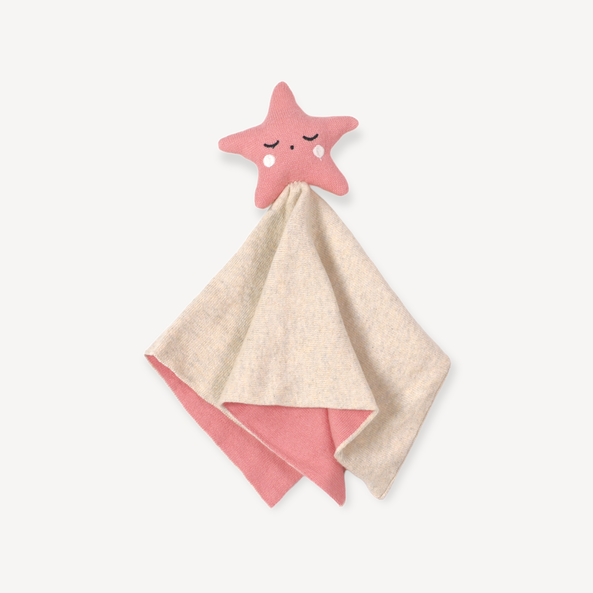 Organic Baby Lovey Security Blanket Cuddle Cloth - Star by Viverano