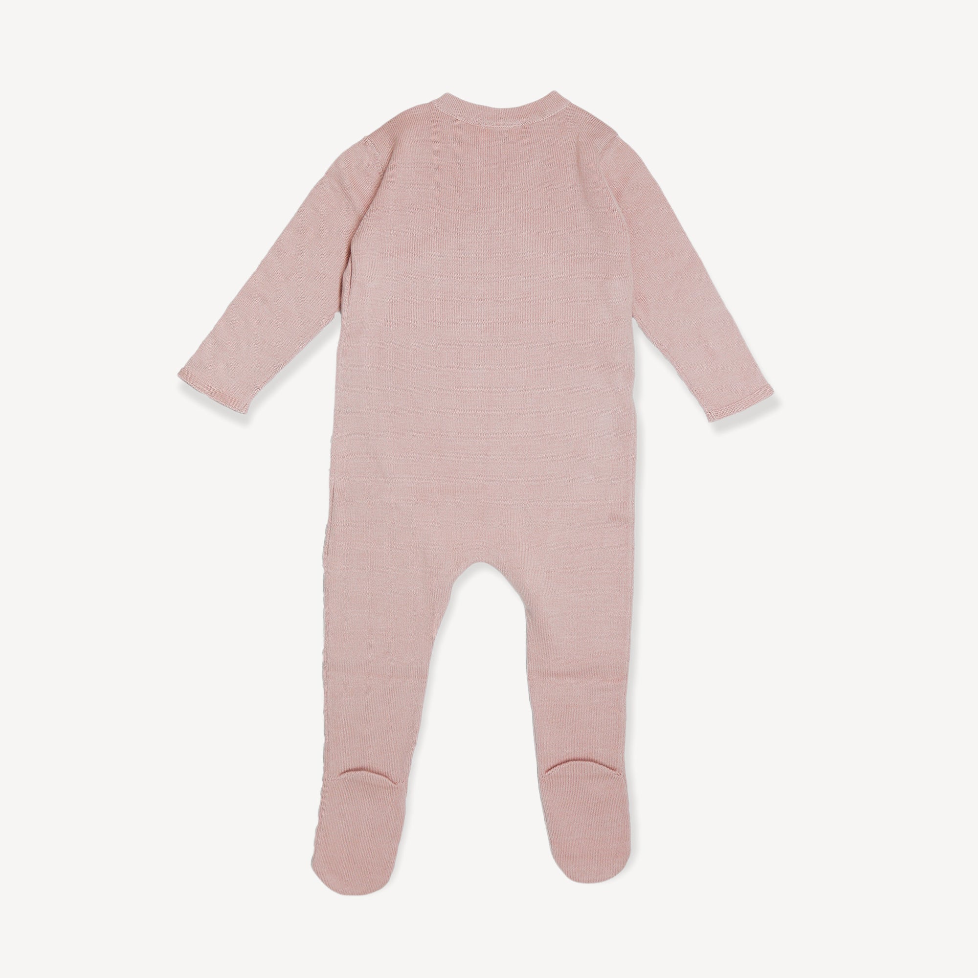 Milan Sweater Knit Baby Kimono Footie Coverall (Organic Cotton) Viverano Organic Baby Clothing