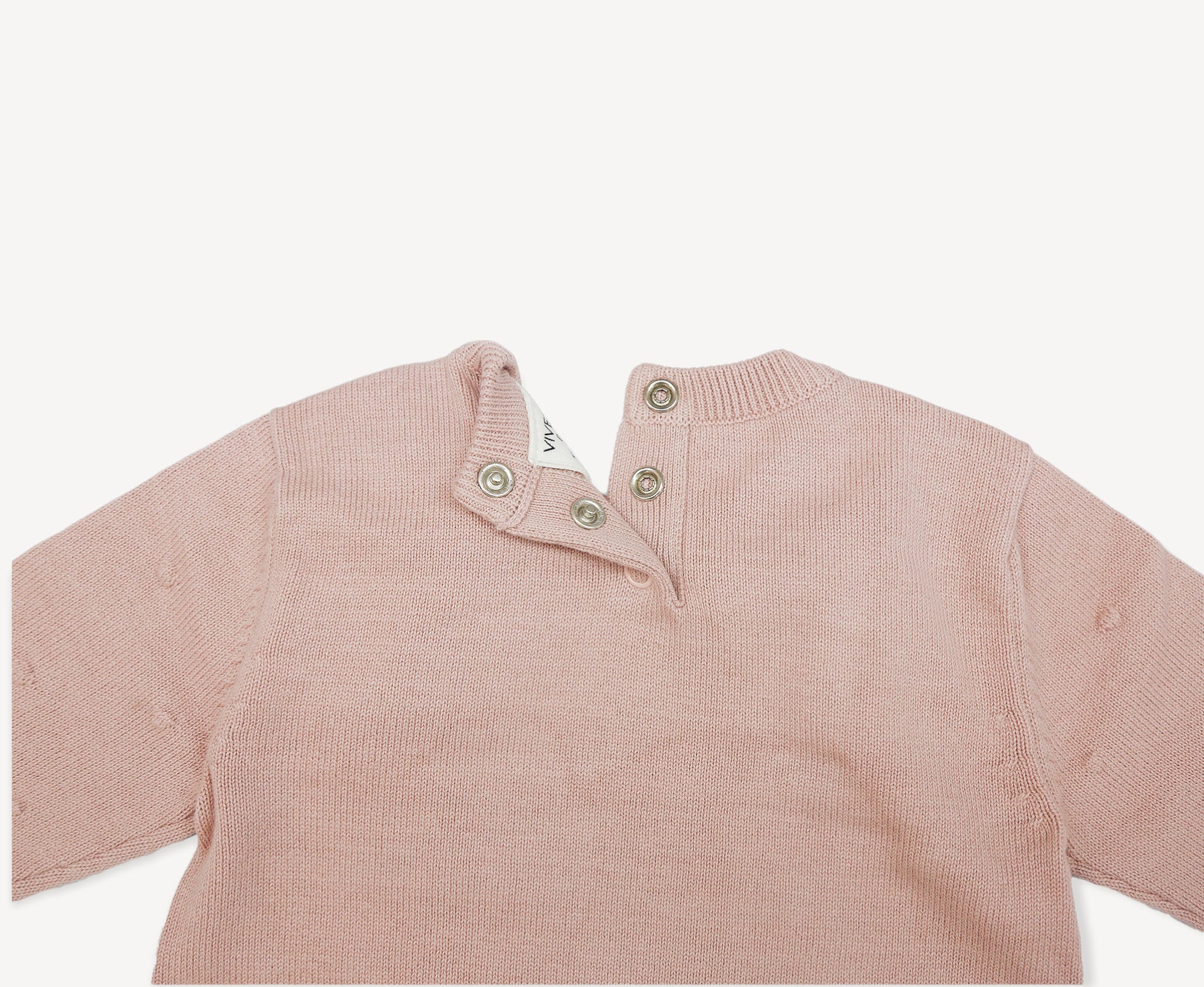 Milan Earthy Ruffle Bobble Baby Pullover Top (Organic Cotton) 2 Colors