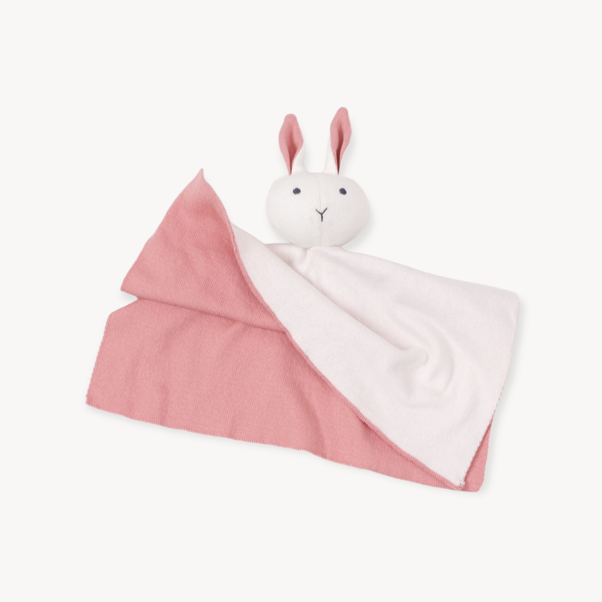 Viverano Organic Baby Lovey Security Blanket Cuddle Cloth - Bunny (Viverano)