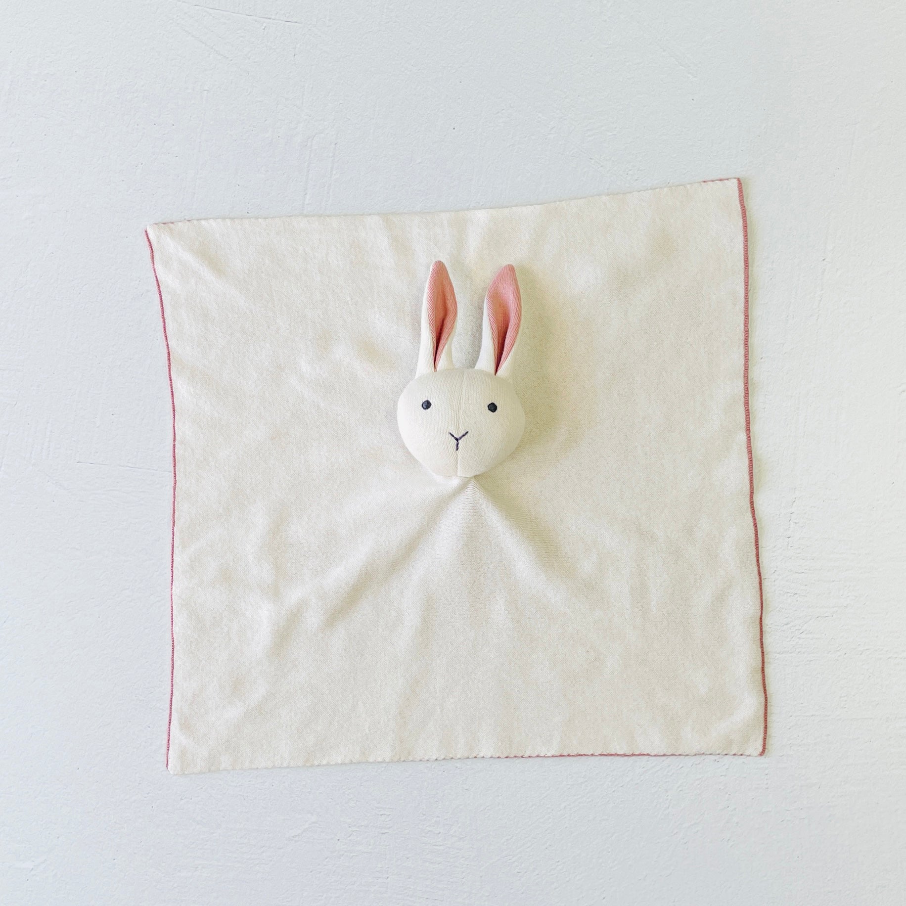 Viverano Organic Baby Lovey Security Blanket Cuddle Cloth - Bunny (Viverano)