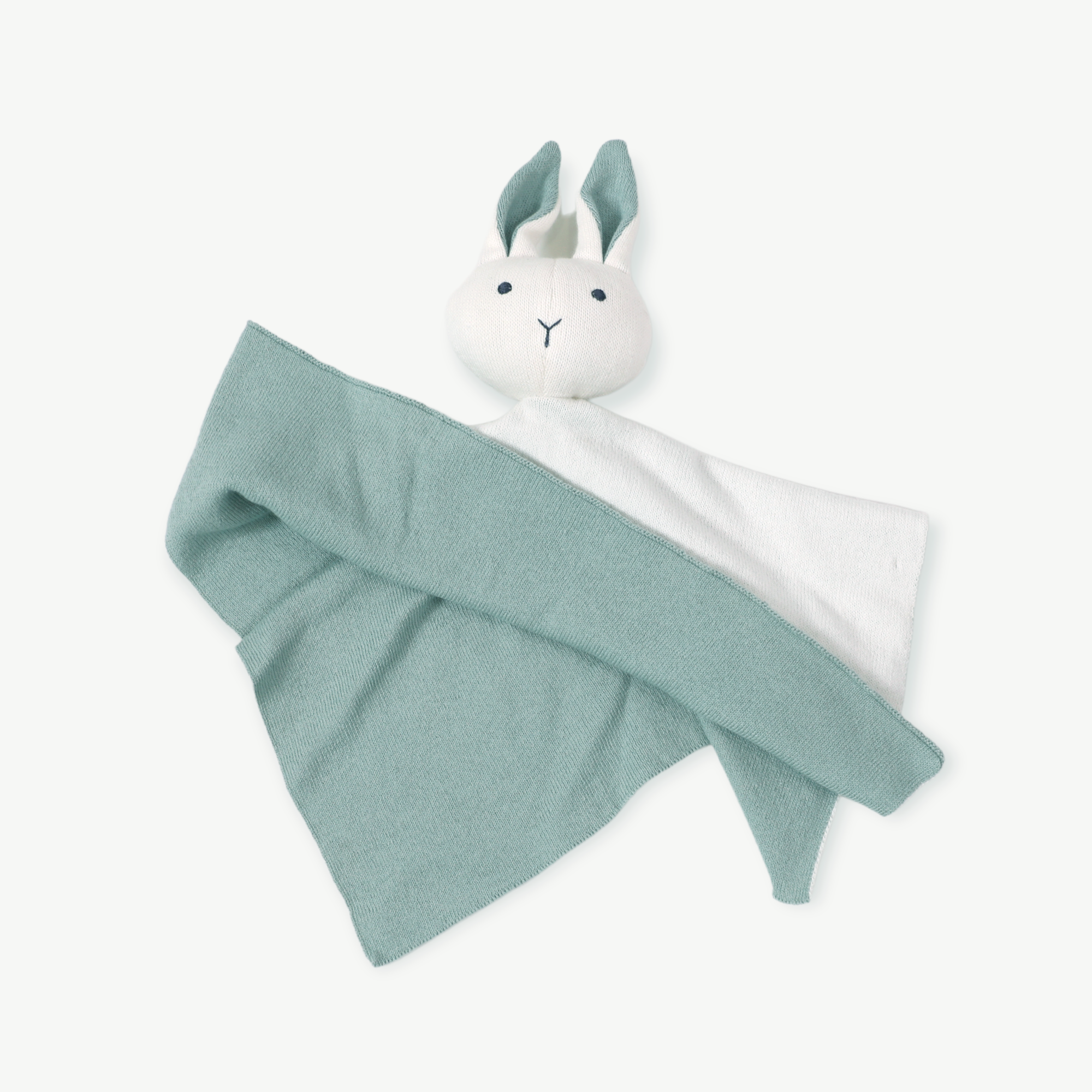 Viverano Organic Baby Lovey Security Blanket Cuddle Cloth - Bunny (Viverano)