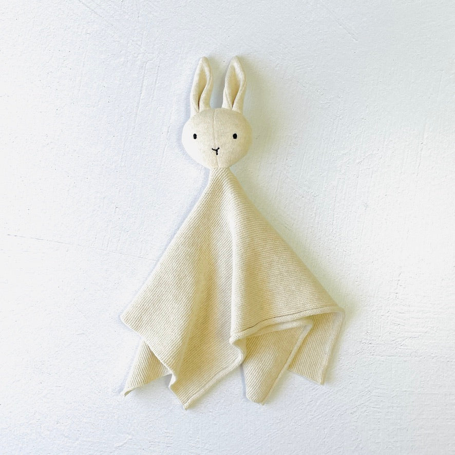 Viverano Organic Baby Lovey Security Blanket Cuddle Cloth - Bunny (Viverano)