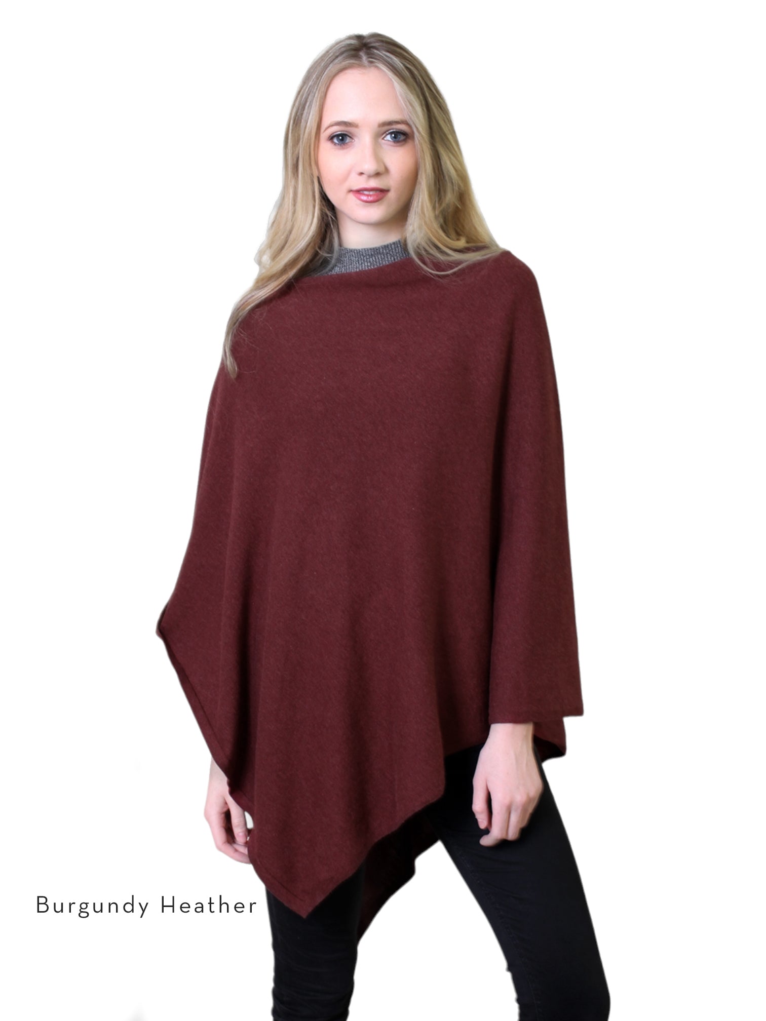 Poncho de punto para mujer Viverano Loving Thread - Algodón orgánico