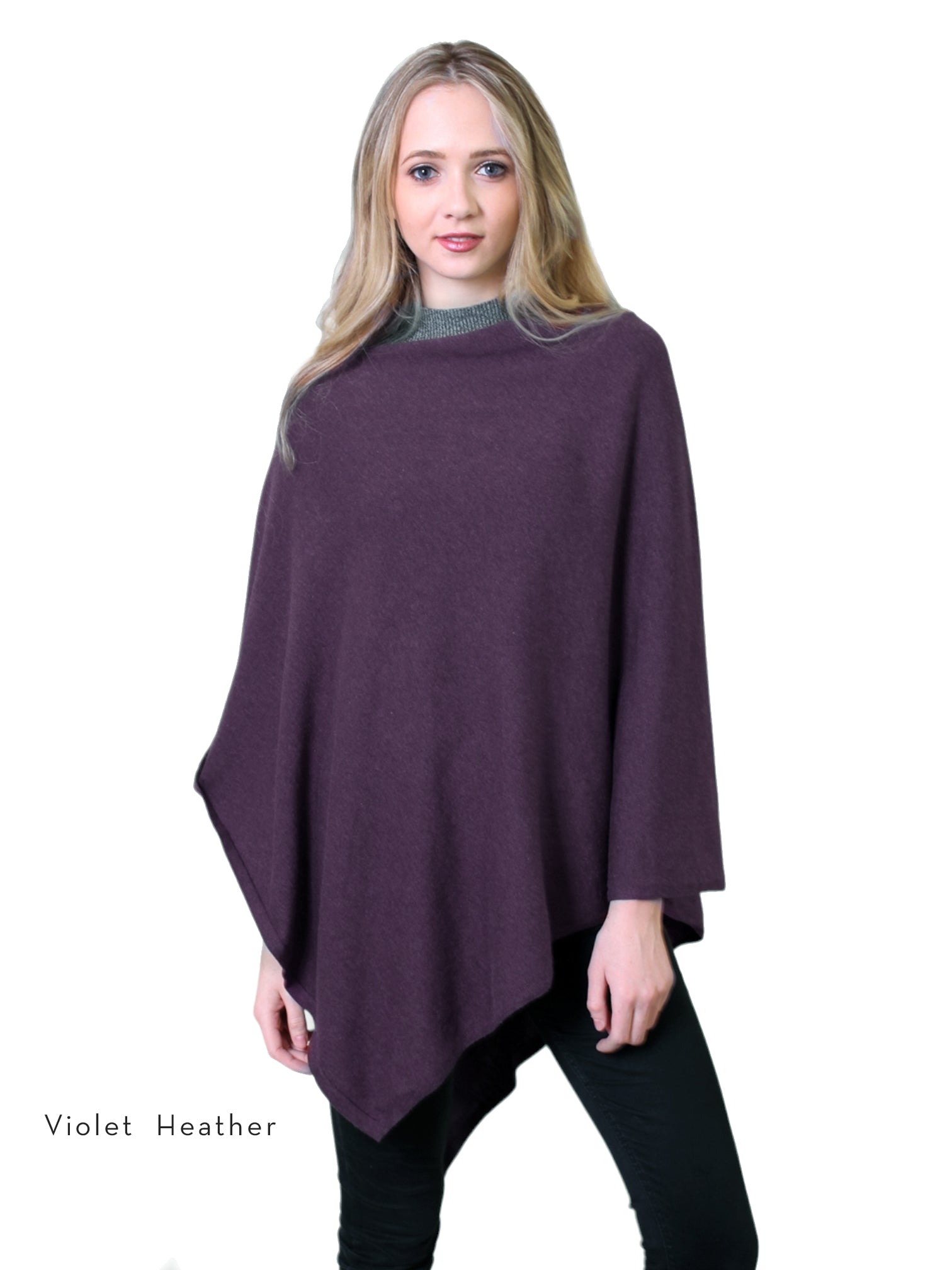 Poncho de punto para mujer Viverano Loving Thread - Algodón orgánico